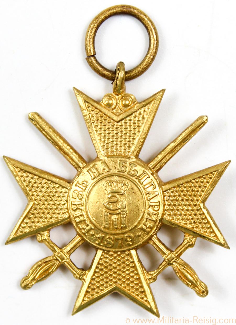Militärverdienstkreuz mit Schwertern in Gold 1915, Bulgarien