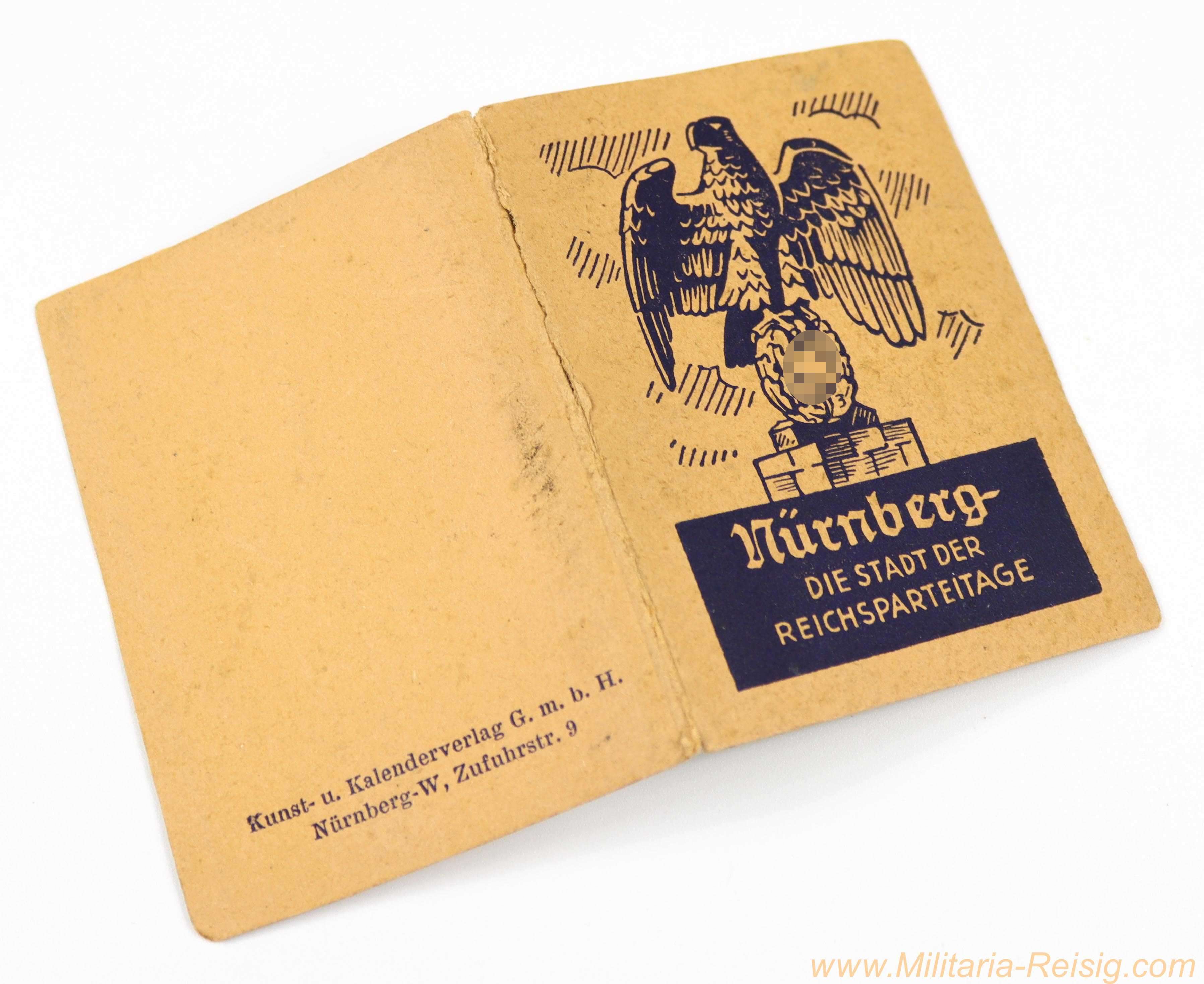 Nürnberg - Die Stadt der Reichsparteitage, Leporello mit 12 Ansichten