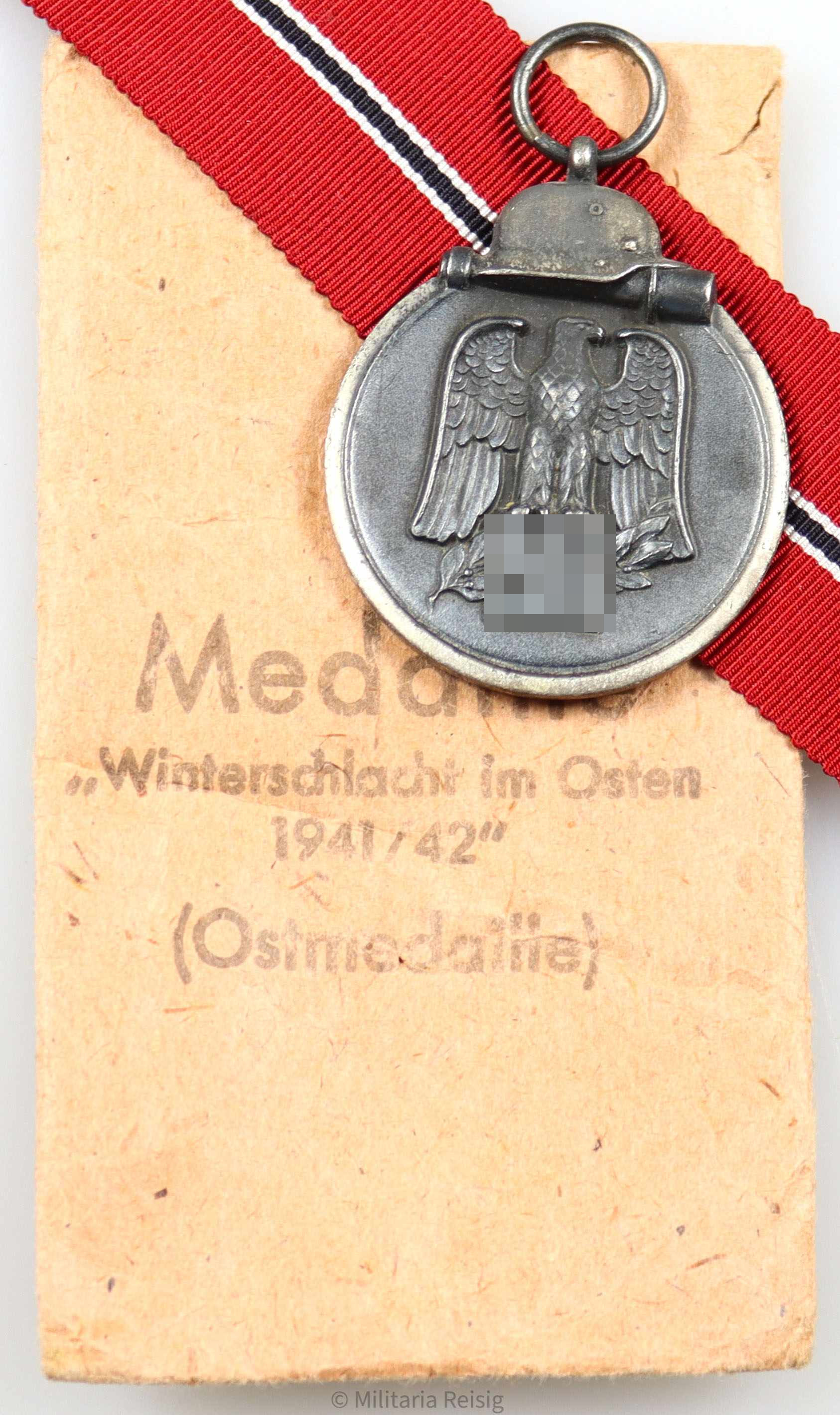 Ostmedaille Winterschlacht im Osten 1941/42 mit Tüte, Hersteller 6