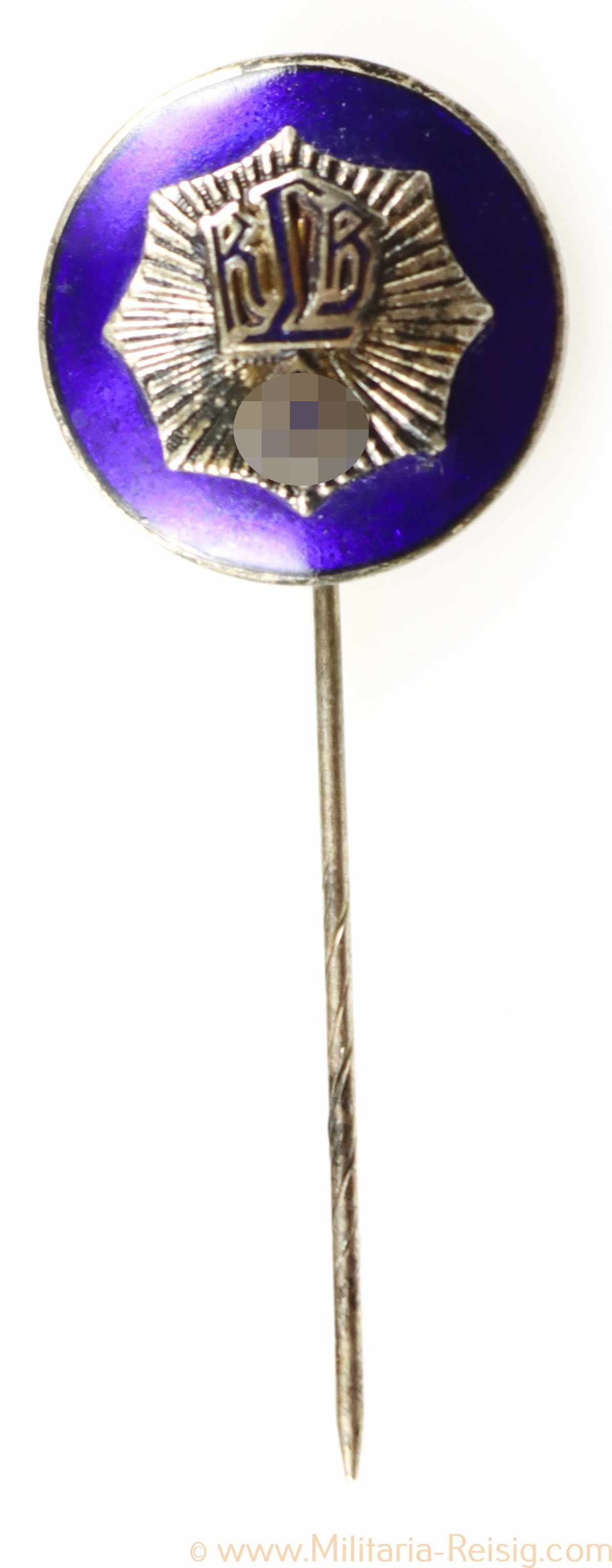 Anstecknadel Reichsluftschutzbund, Hersteller Karl Wurster, Markneukirchen