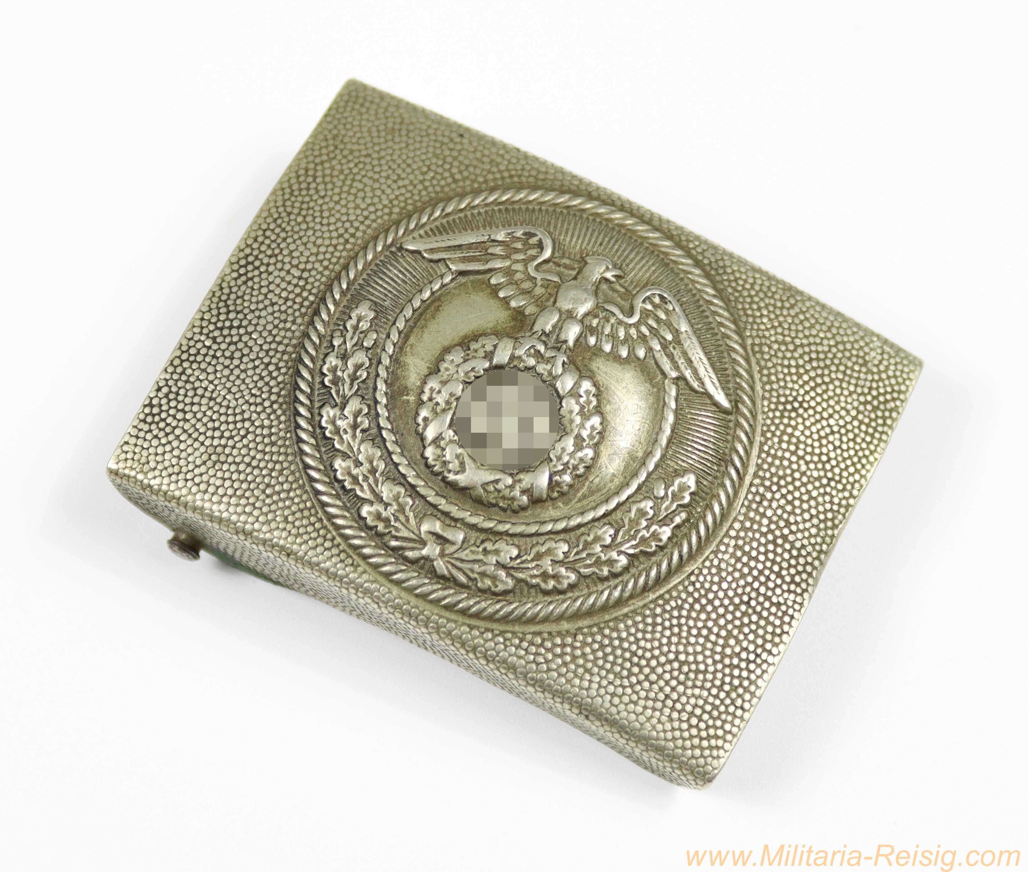 Nationalsozialistisches Kraftfahrkorps (NSKK) - Koppelschloss für Angehörige der Motorschulen.