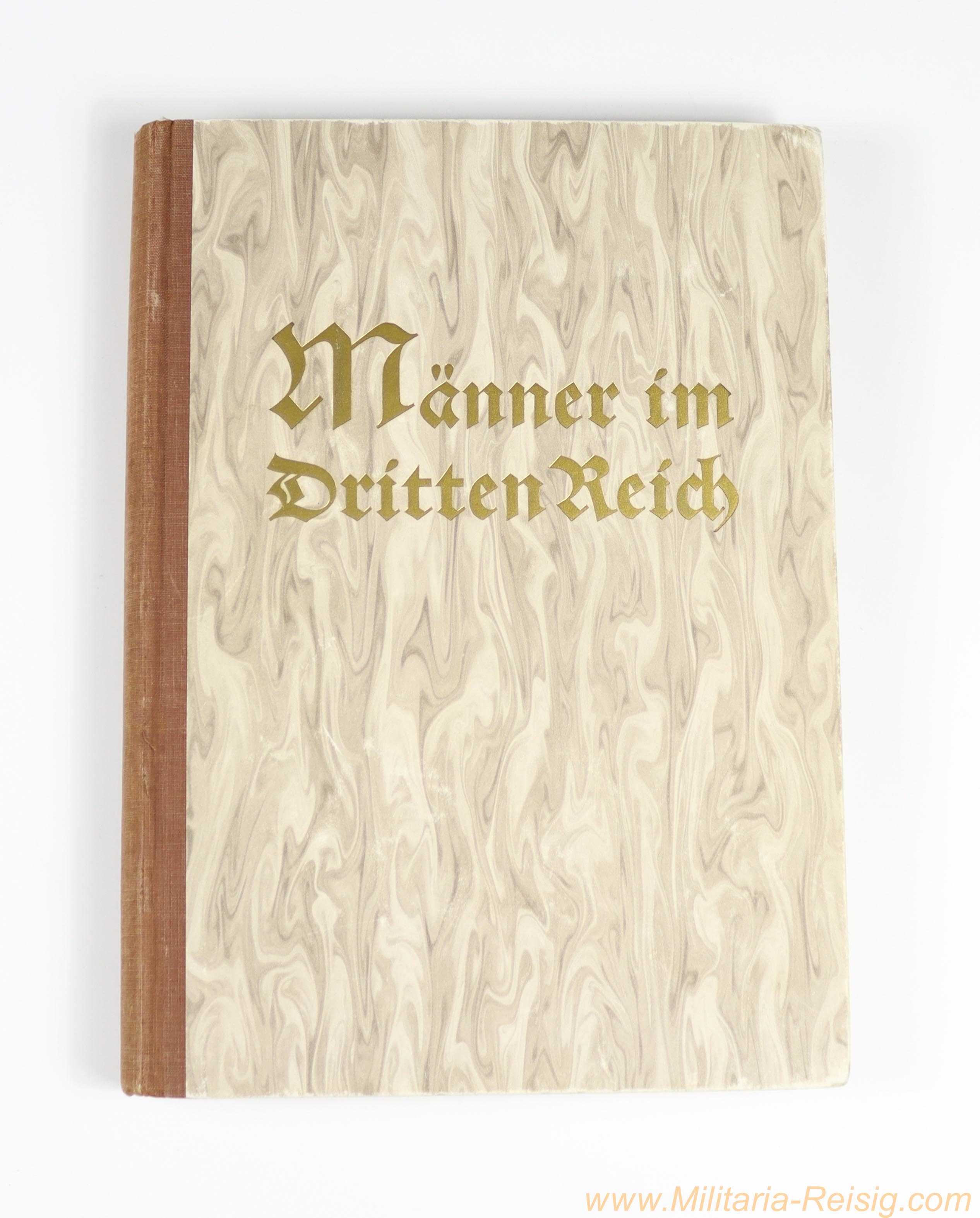 Sammelbilderalbum "Männer im Dritten Reich" - komplett + Zusatzseiten "Die Toten Führer vom 30. Juni 1934"