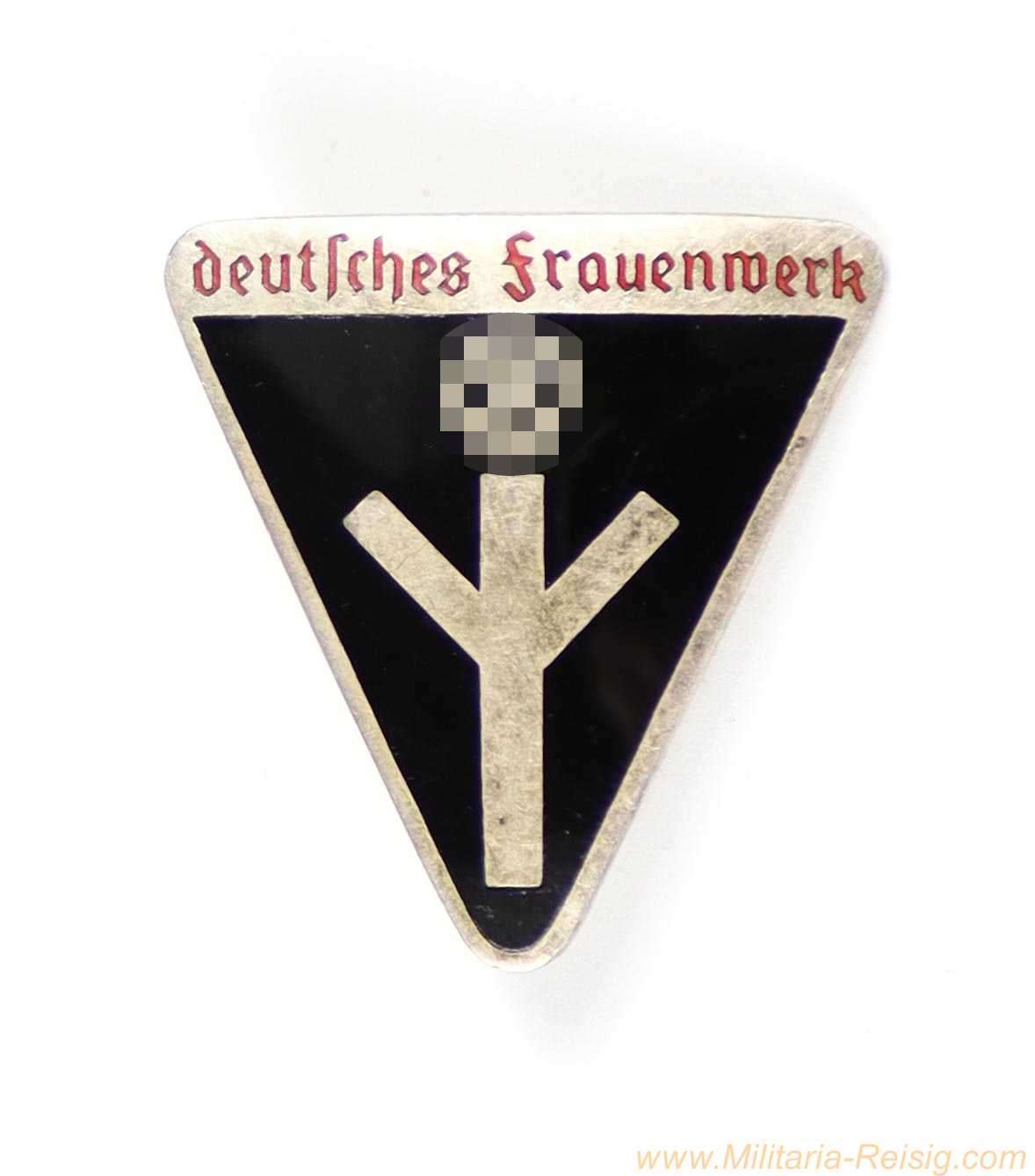 Mitgliedsabzeichen Deutsches Frauenwerk, RZM M1/156 (Argentor Werke, Wien)