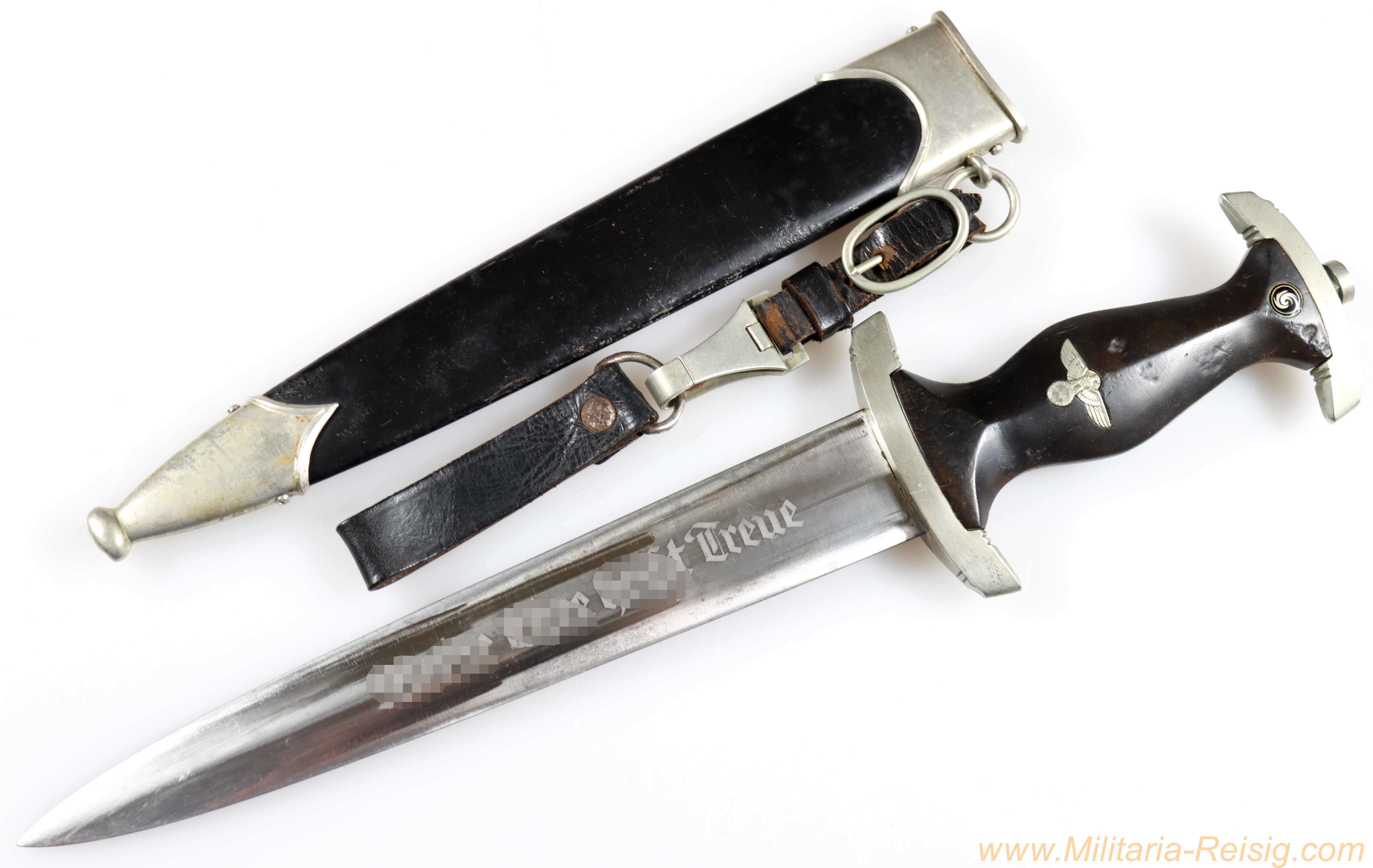 SS Dienstdolch mit Gehänge, Hersteller Robert Klaas, Solingen