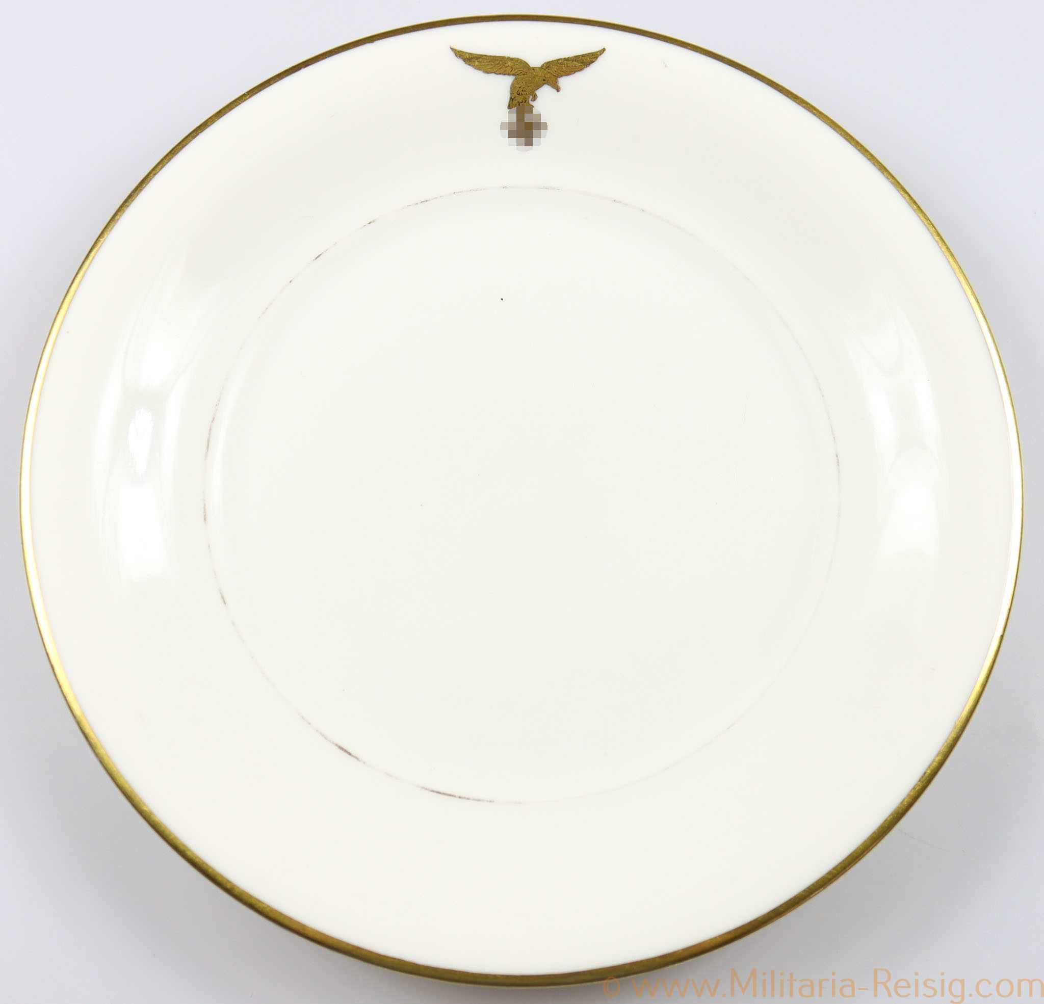  Dessertteller für einen General der Luftwaffe, Hersteller Wahliss, Wien