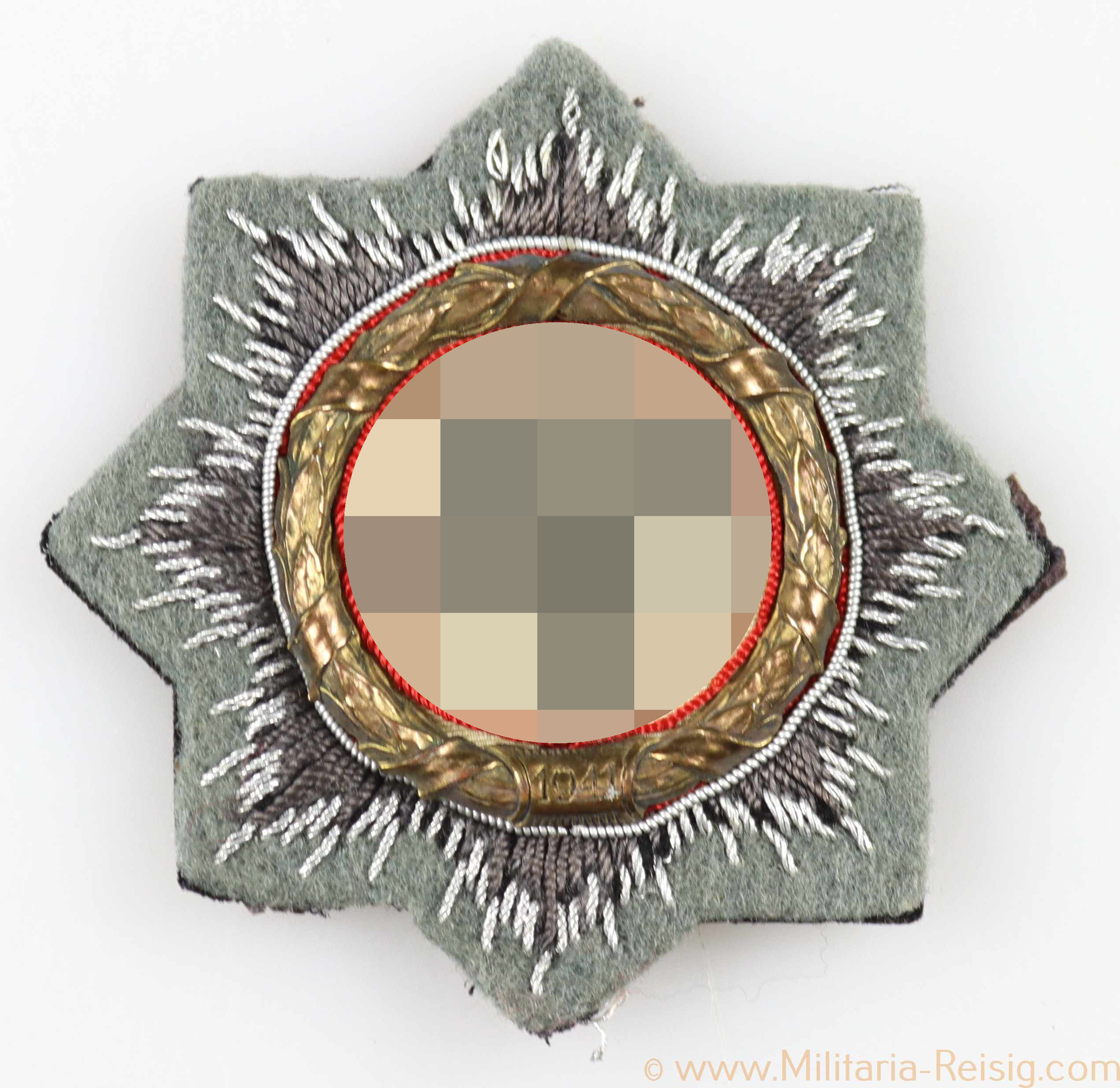 Deutsches Kreuz in Gold, Stoffausführung, Hersteller HS