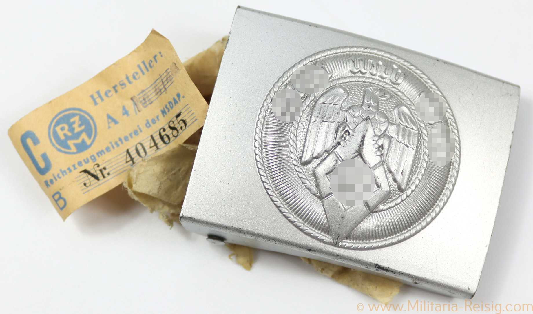 HJ Koppelschloss mit Etikett, Hersteller RZM M4/46