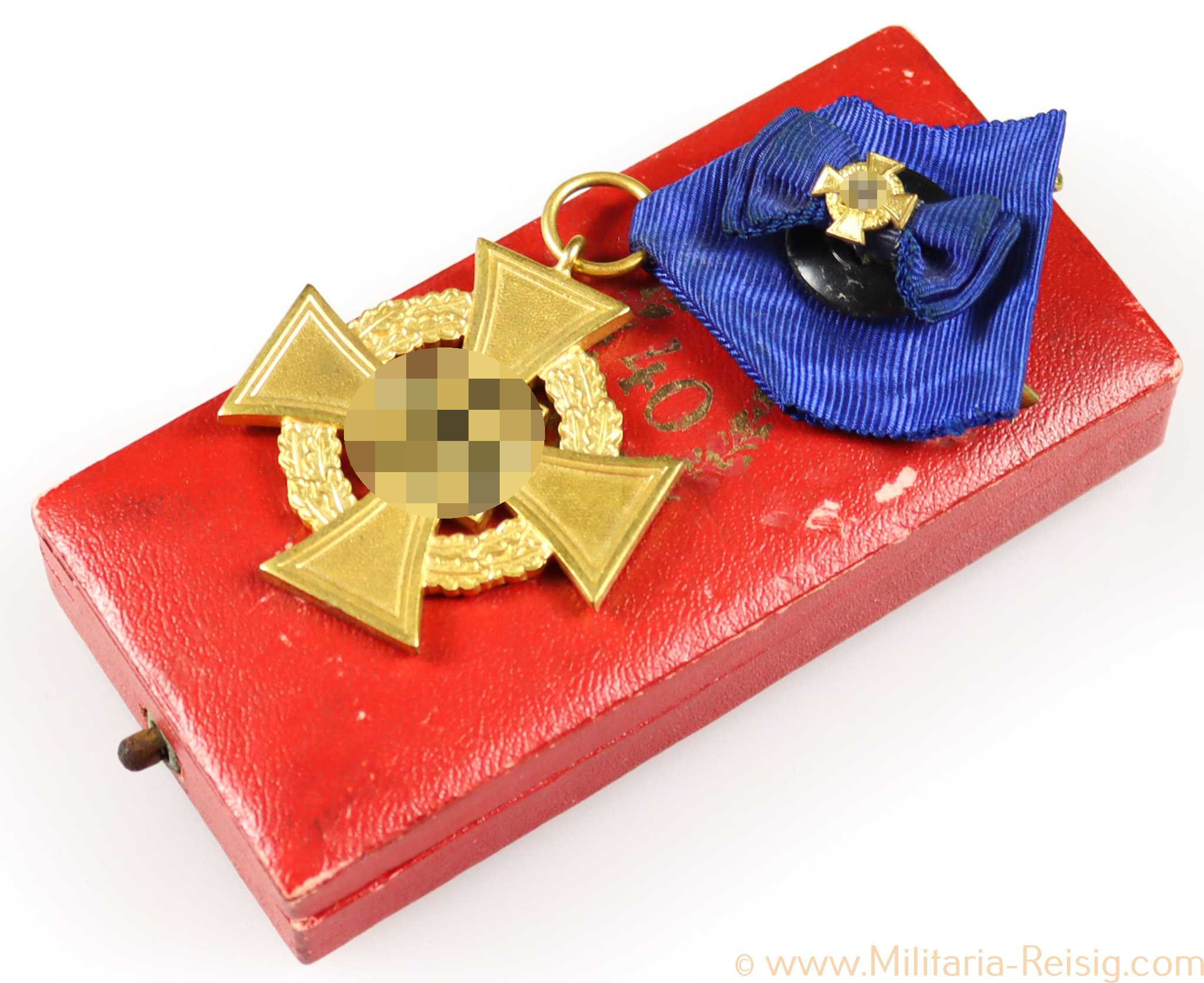 Treudienst-Ehrenzeichen 1.Stufe für 40 Jahre im Etui