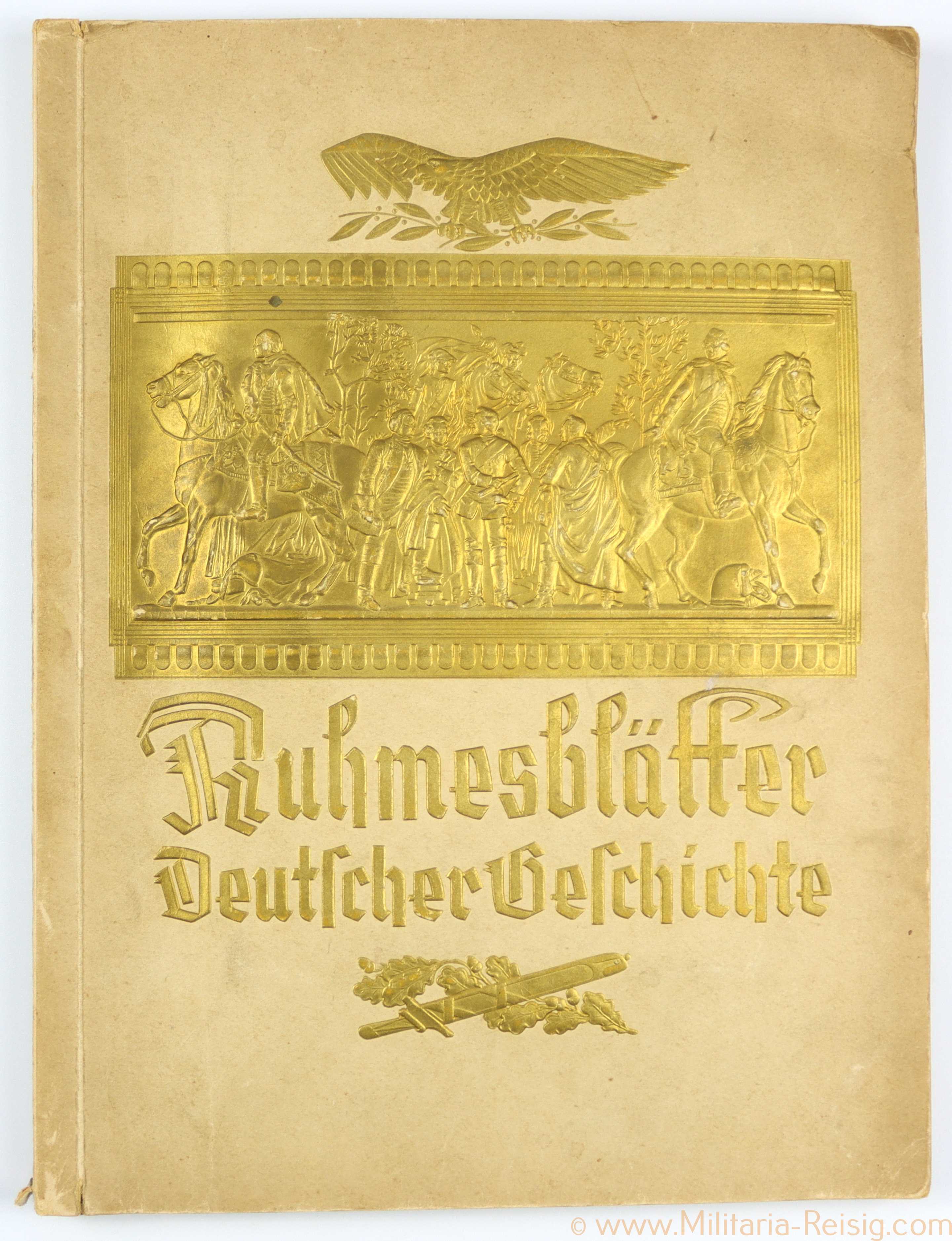 Sammelbilderalbum "Ruhmesblätter Deutscher Geschichte"