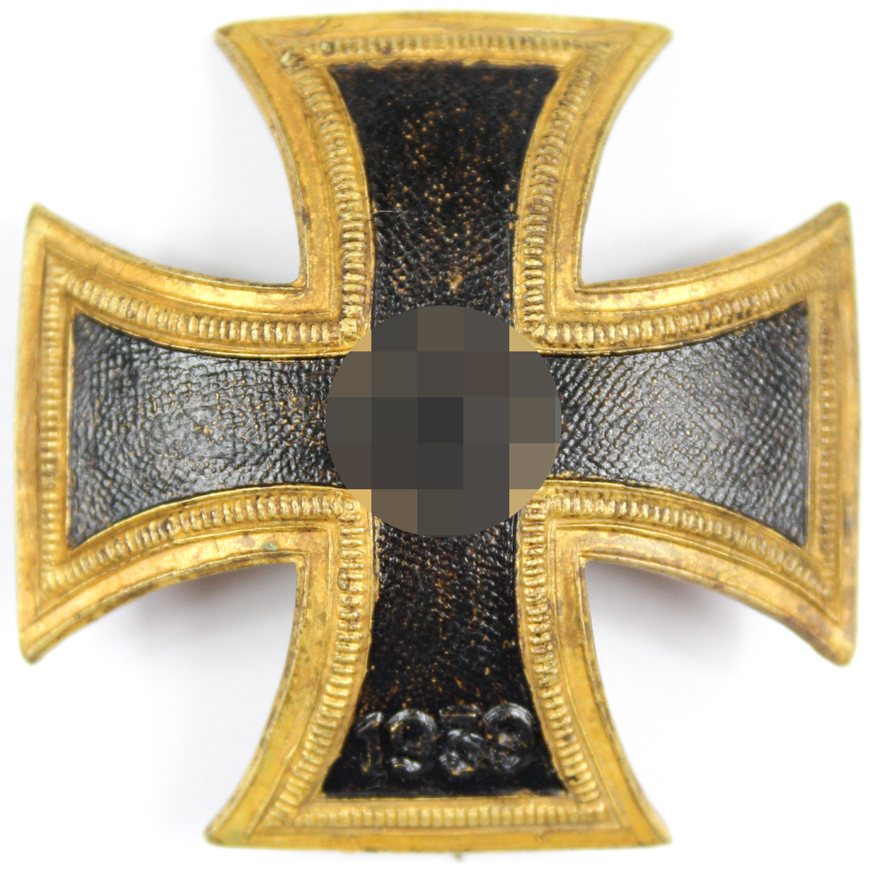 Eisernes Kreuz 1939 1. Klasse gewölbt, Spanische Fertigung (Blaue Division)