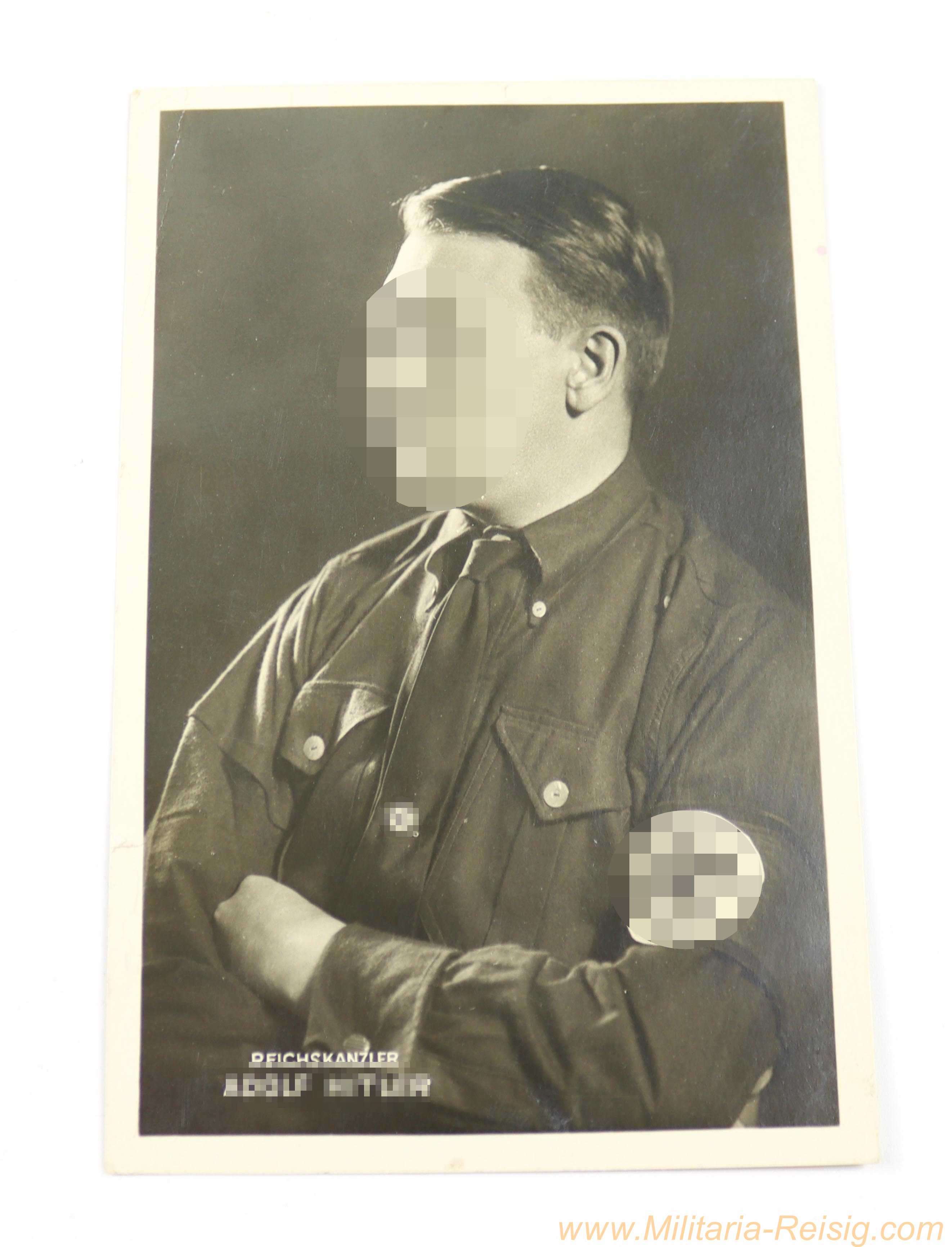 Propaganda-Porträtpostkarte "Reichskanzler" 1933, Photo-Hoffmann München