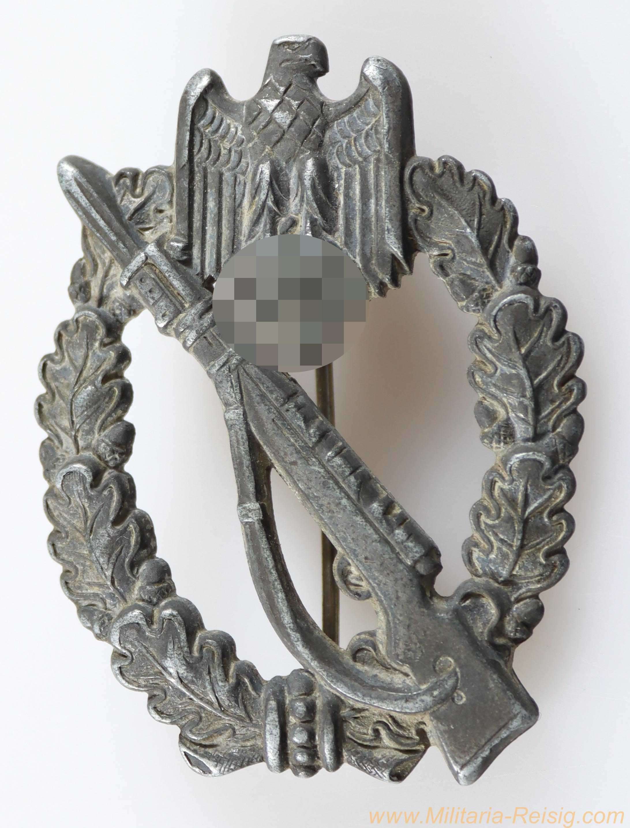 Infanterie Sturmabzeichen in Silber, Hersteller S.H.u.Co. 41