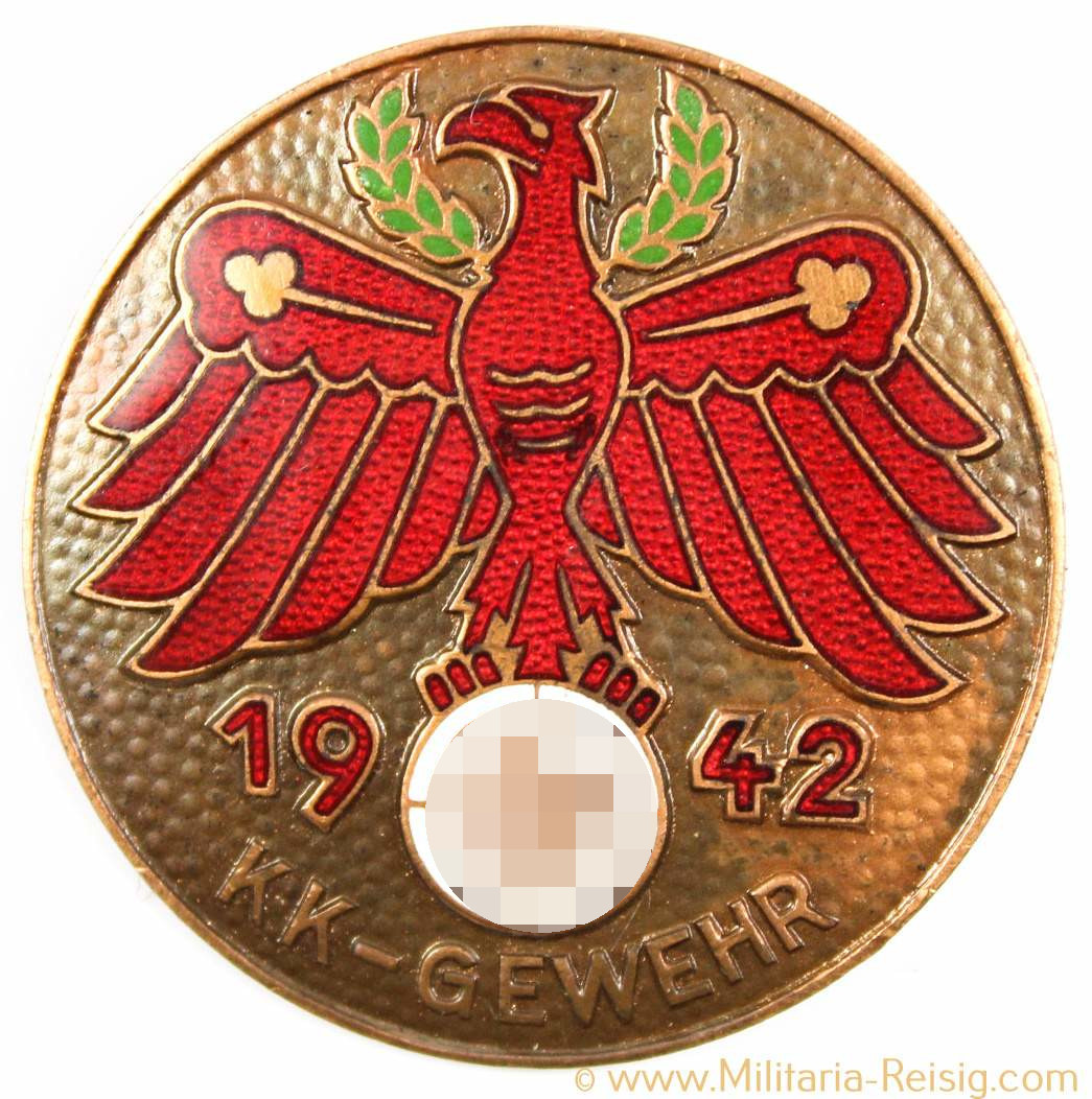 Standschützenverband Tirol-Vorarlberg, Gauleistungsabzeichen 1942 "KK-Gewehr"
