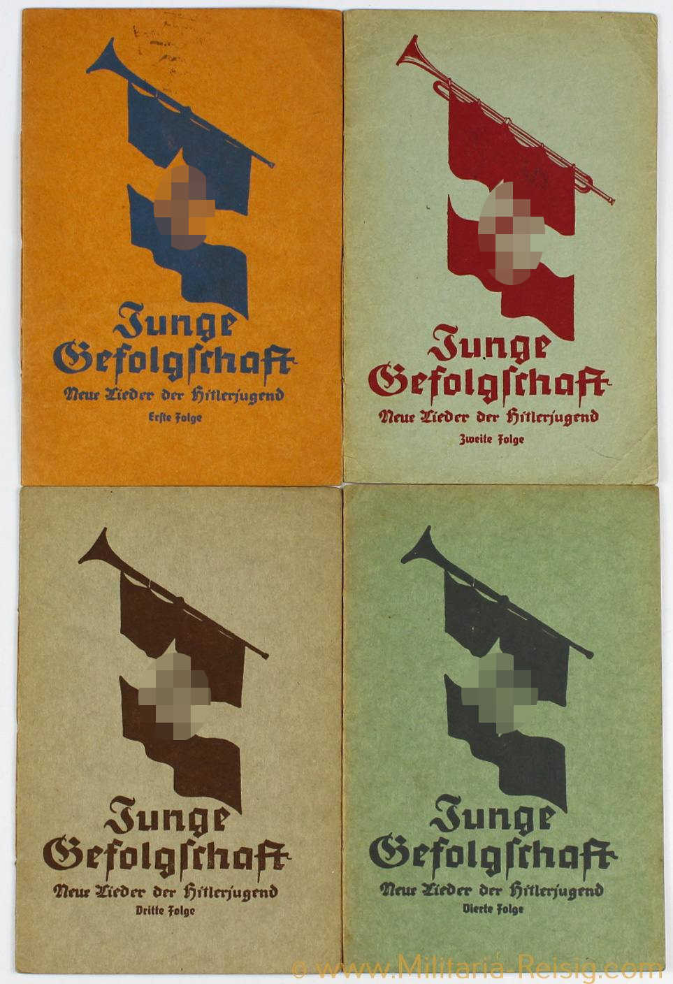 Junge Gefolgschaft "Neue Lieder der Hitlerjugend" Folge 1-4