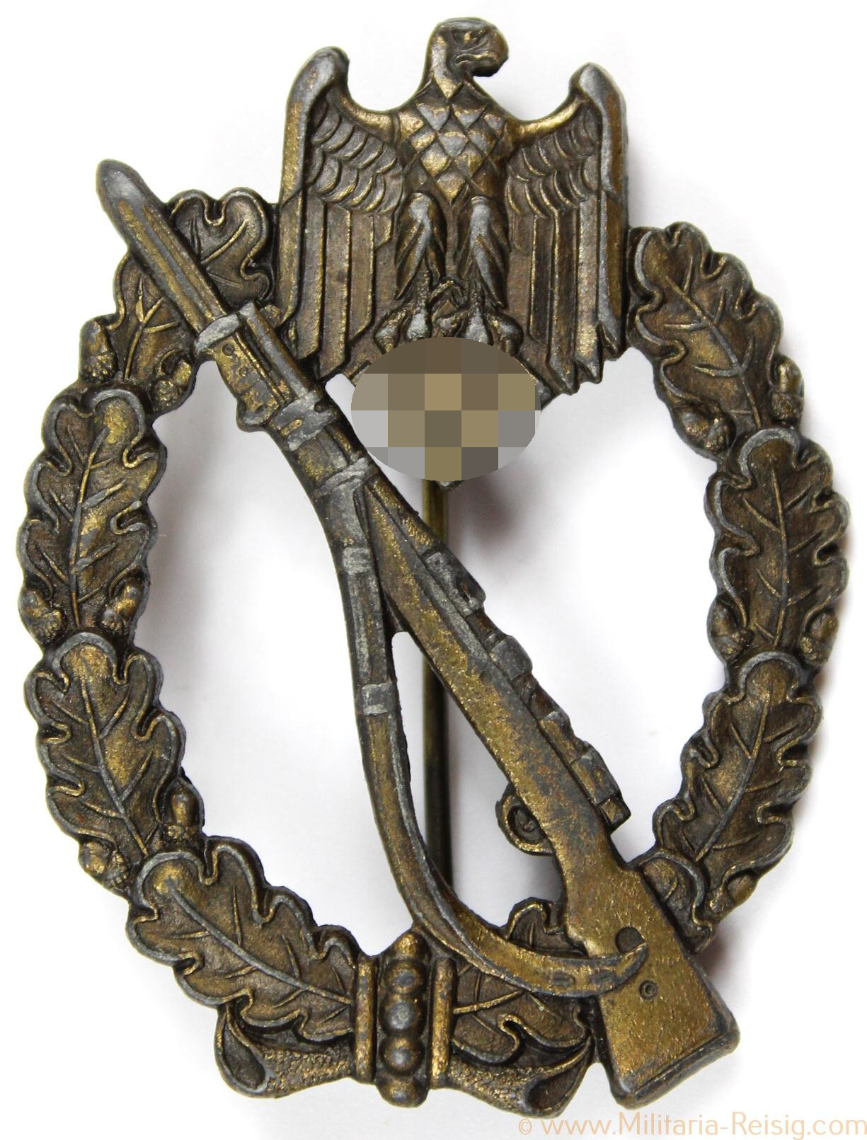 Infanterie Sturmabzeichen in Bronze, Herst. C.E. Juncker, Berlin