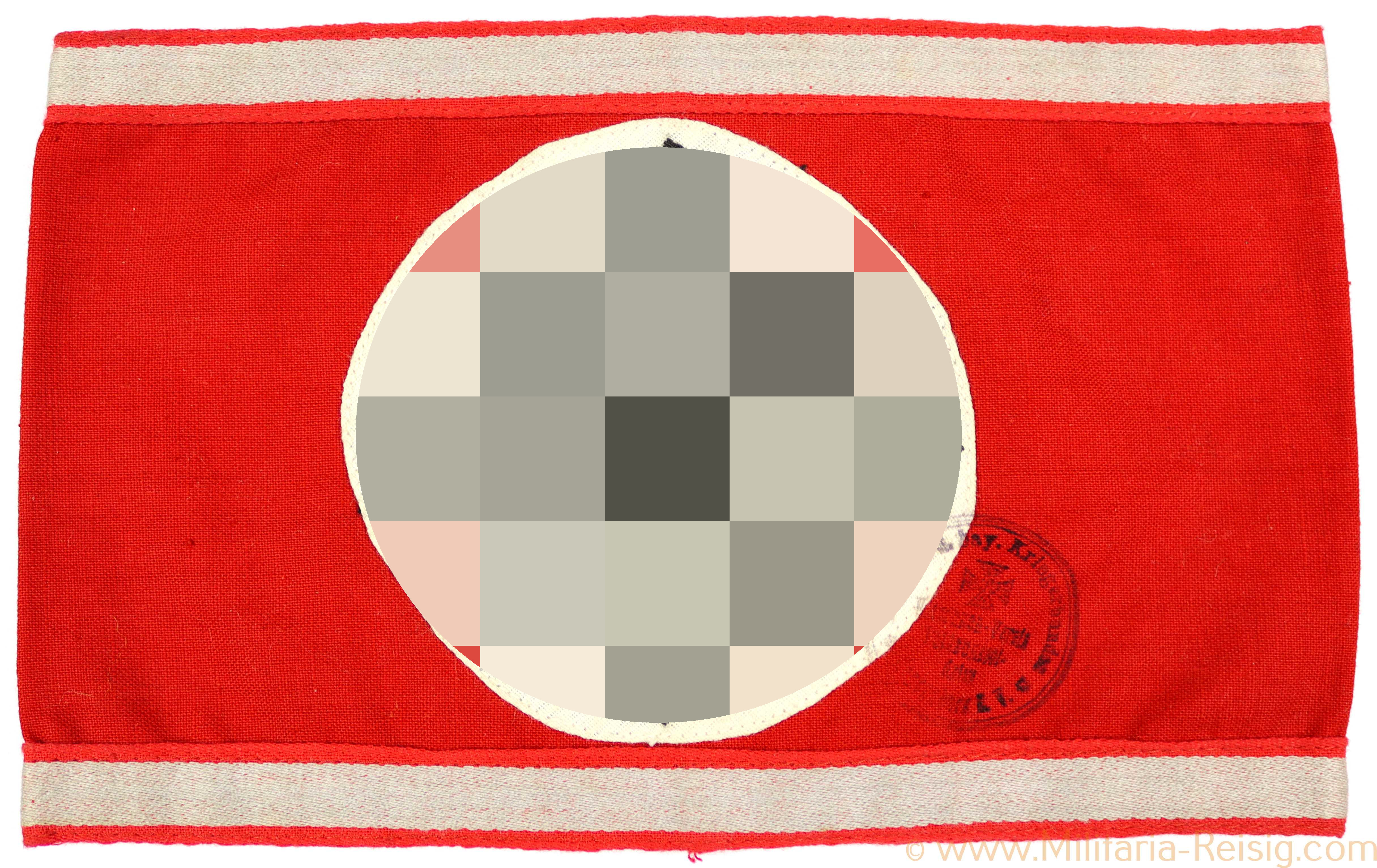 Armbinde SA Ersatz Reserve 2 mit RZM-Etikett