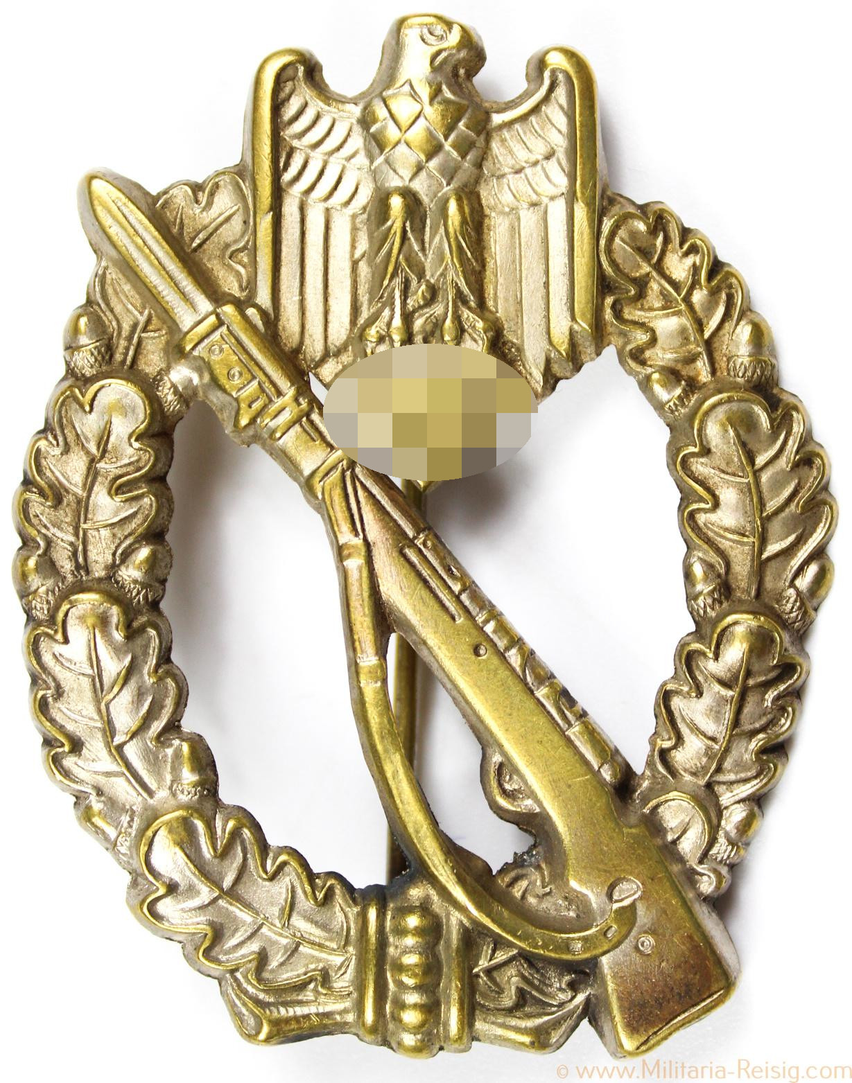 Frühes Infanterie Sturmabzeichen in Silber, Herst. Schauerte & Höhfeld, Lüdenscheid