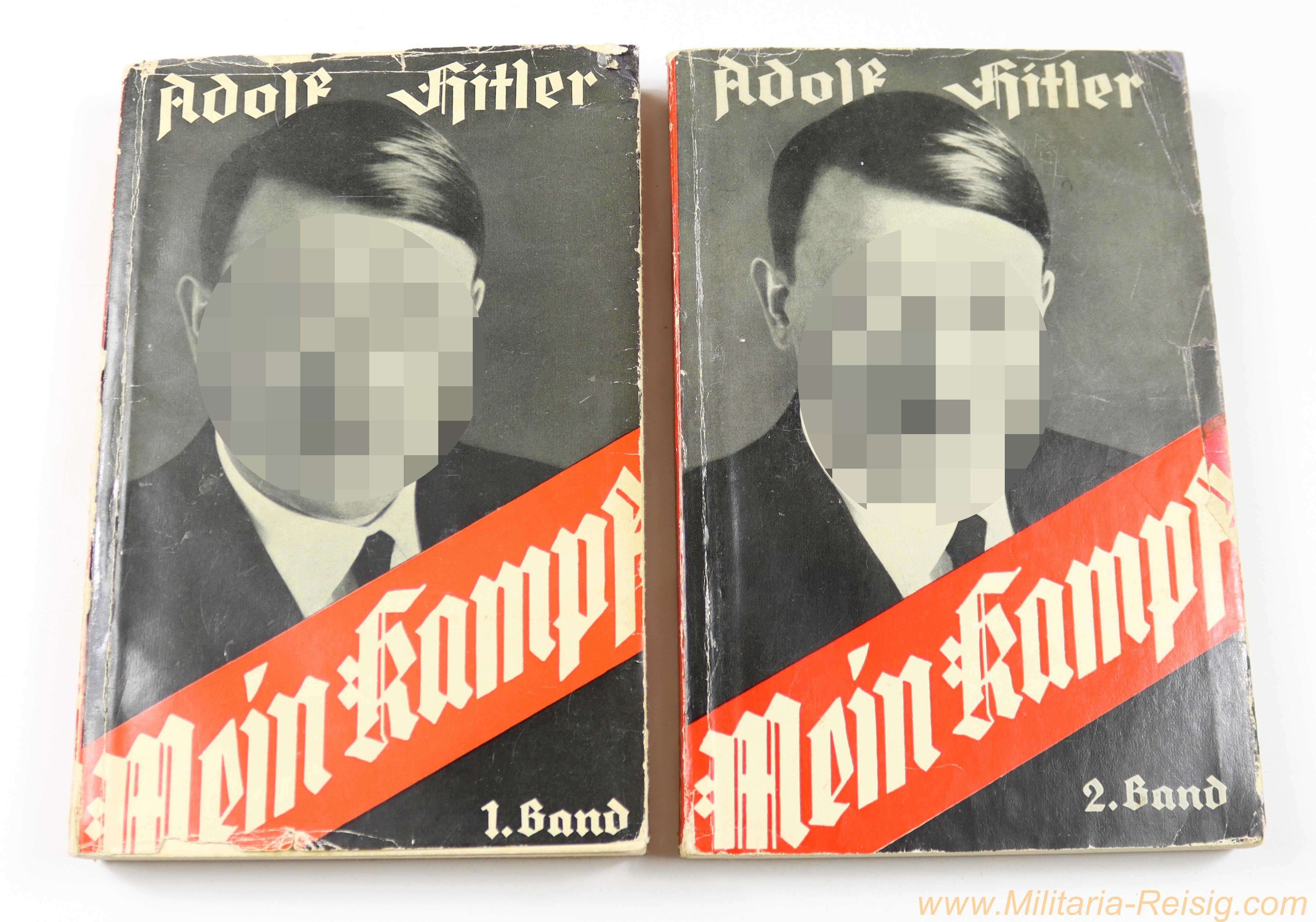 "Mein Kampf" Taschenbuchausgabe 1937 - Band 1 und 2 komplett