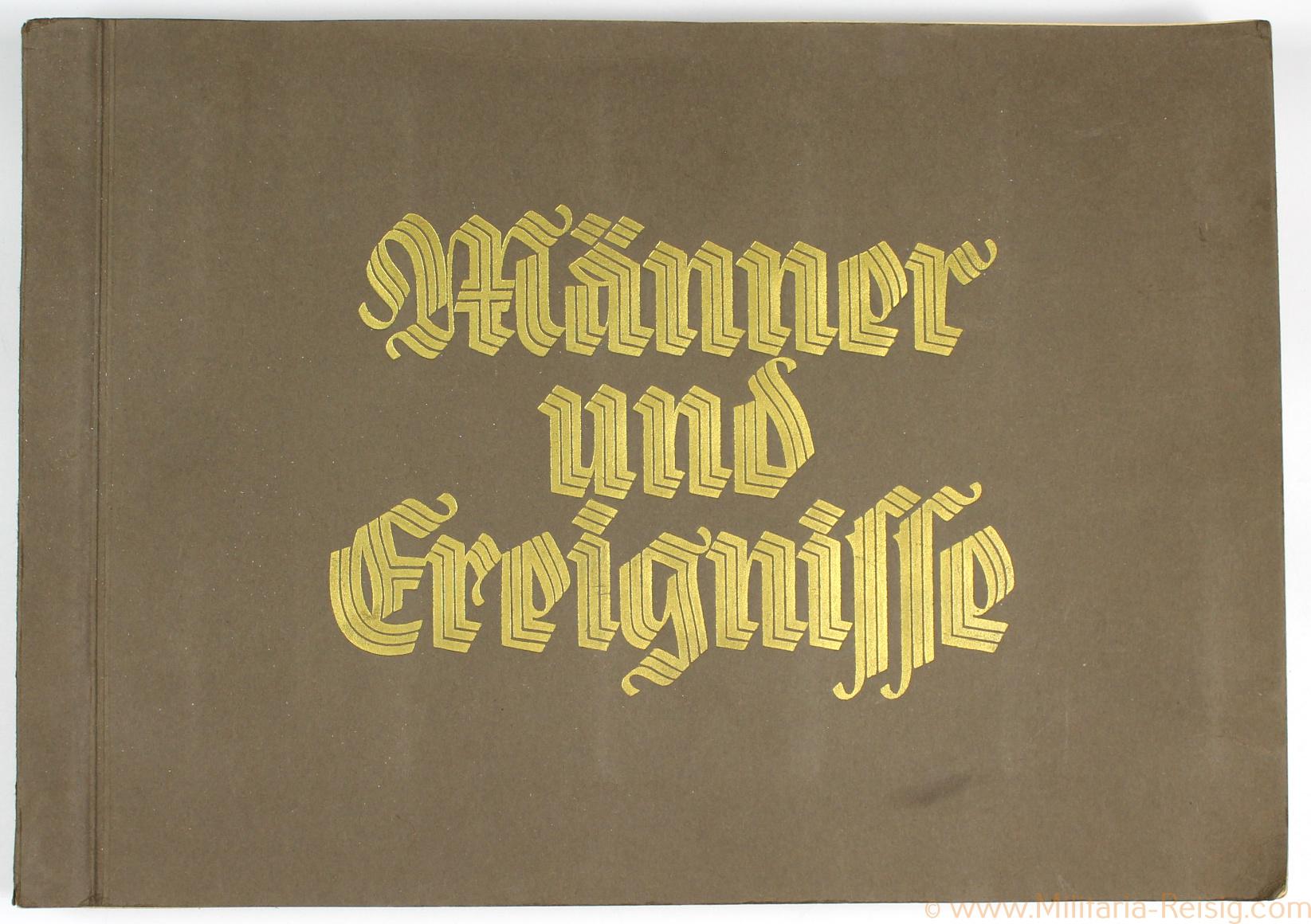 Sammelbilderalbum, Männer und Ereignisse unserer Zeit