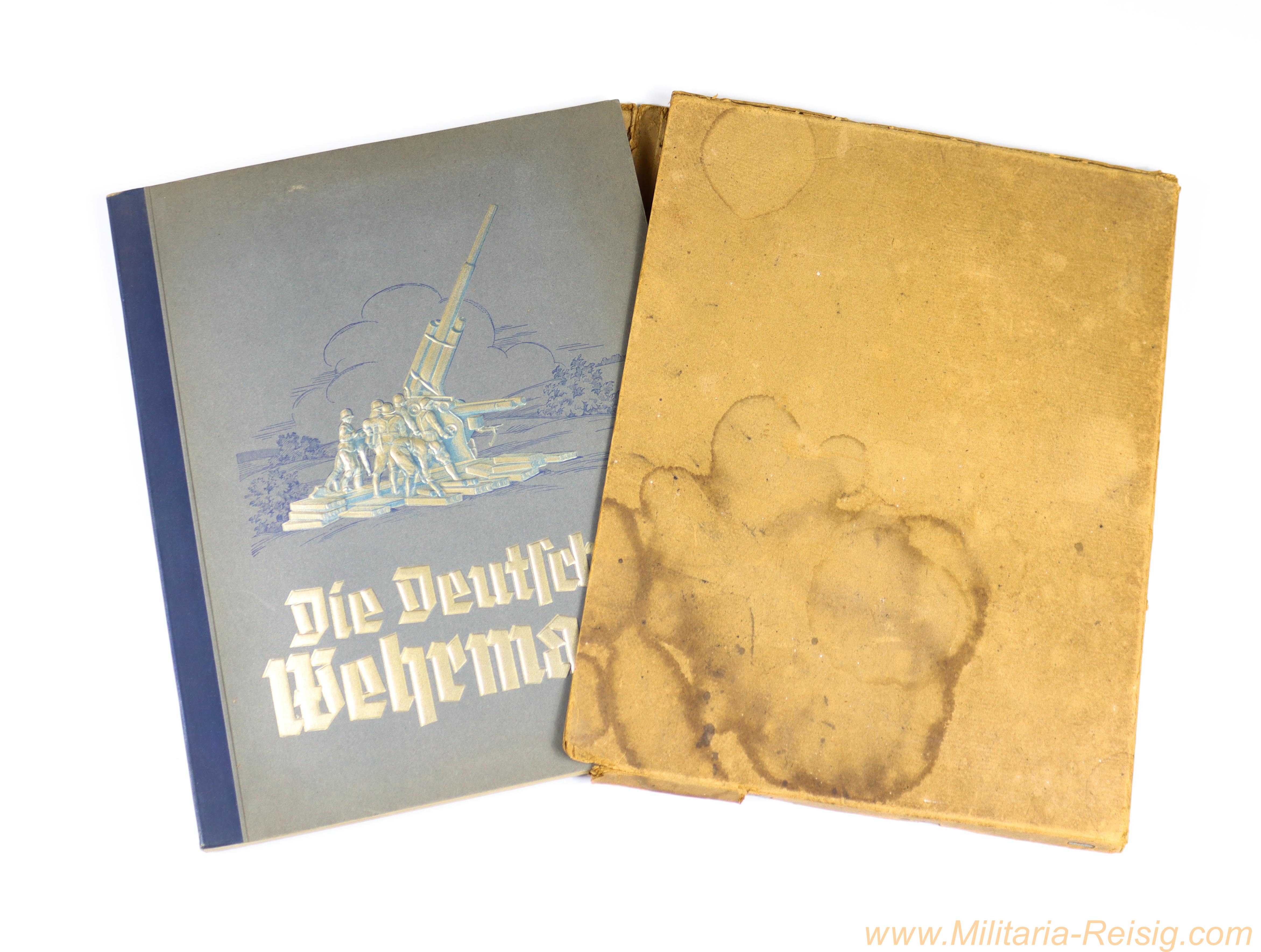 Sammelbilderalbum - "Die Deutsche Wehrmacht"  + Schutzkarton