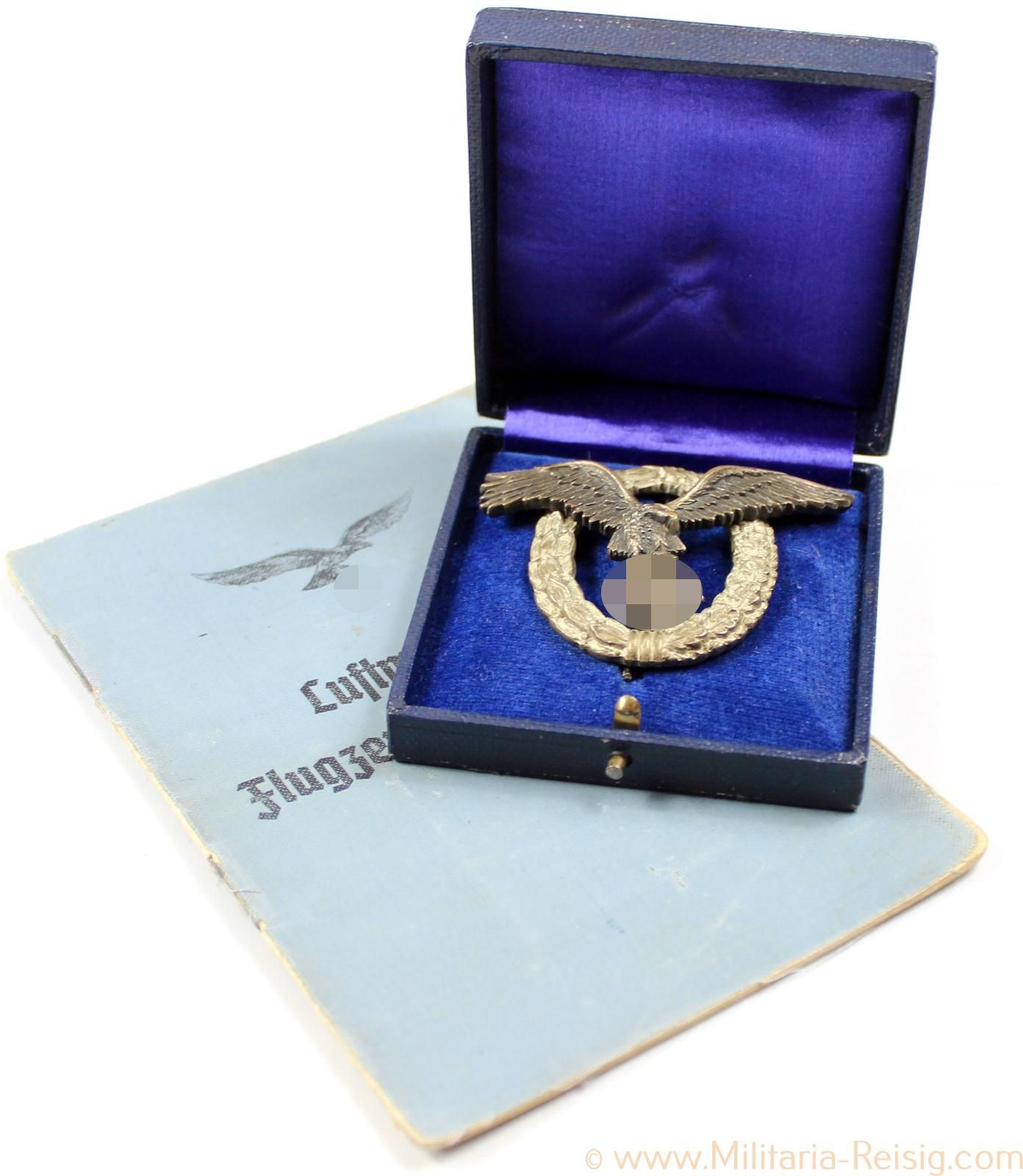 Flugzeugführerabzeichen, C. E. Juncker, Berlin Typ J2 + Flugzeugführerschein