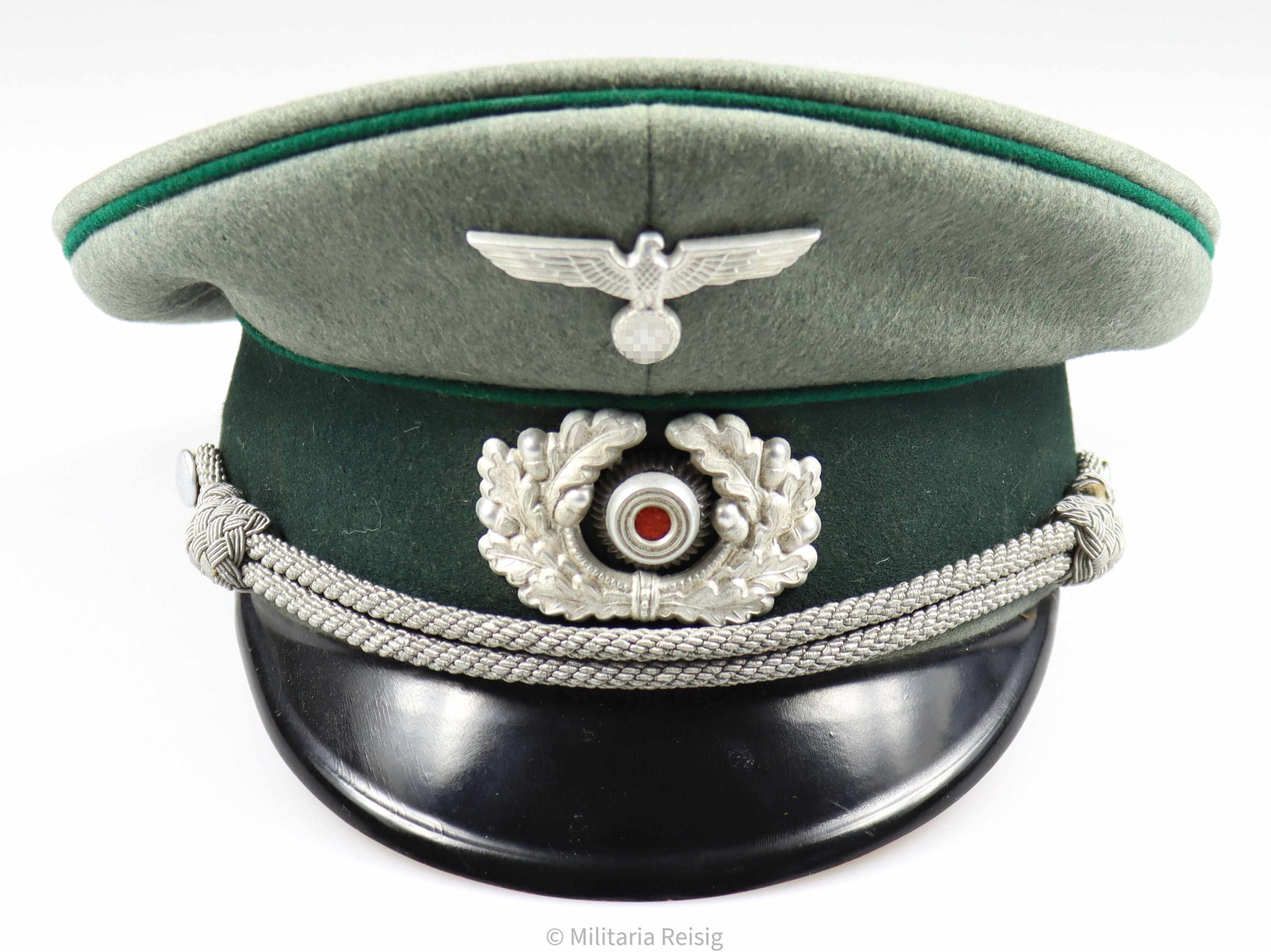 Schirmmütze für einen Beamten in der Offizierslaufbahn, Hersteller GAB (Berolina)