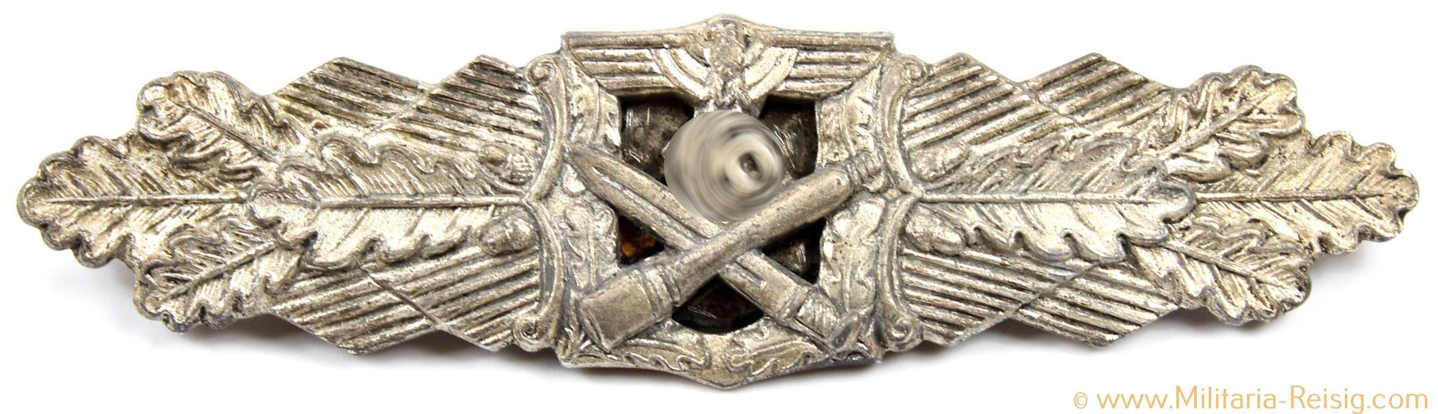 Nahkampfspange des Heeres in Silber, Herst. R. S. (Rudolf Souval, Wien) mit Expertise