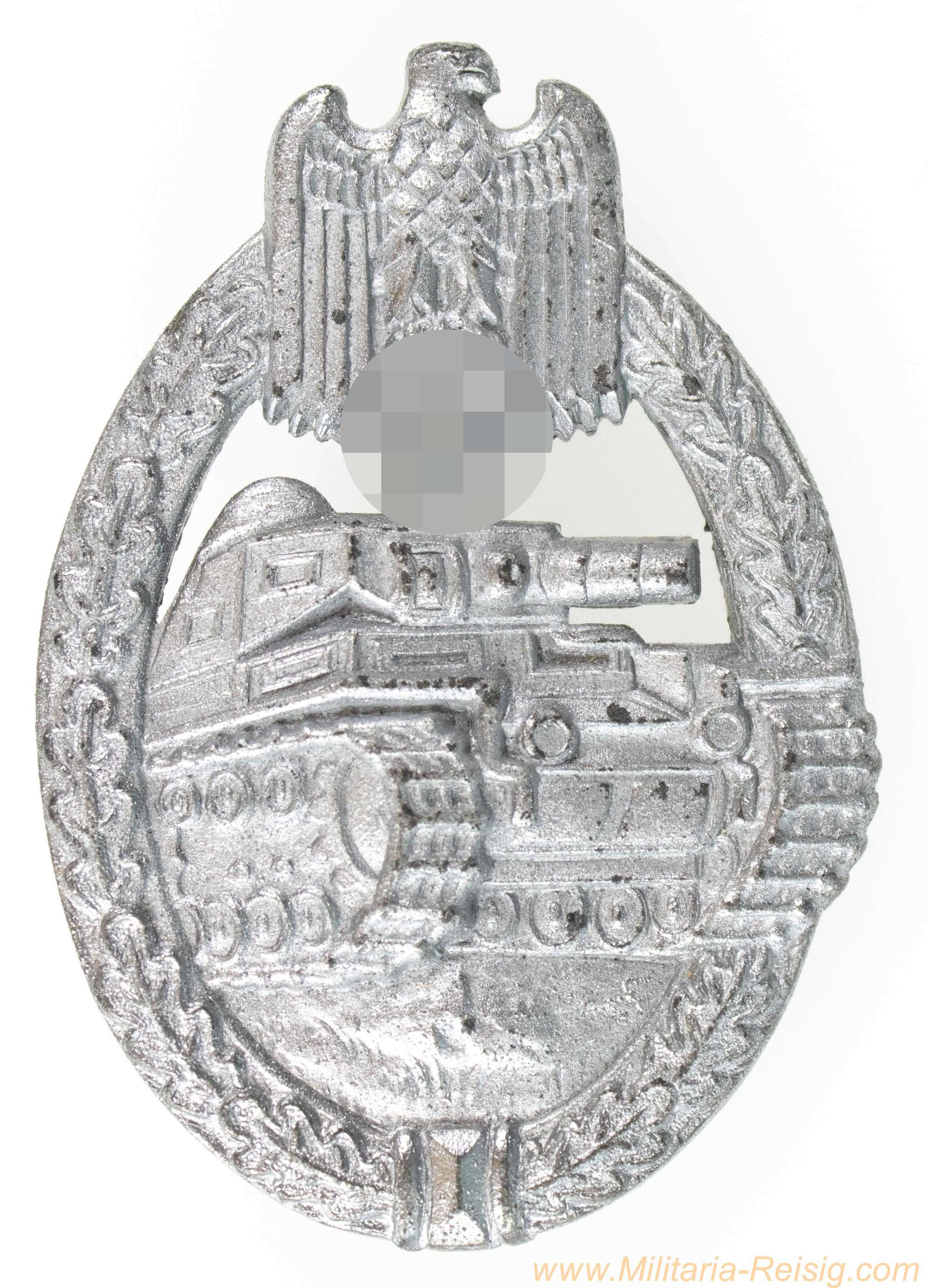 Panzerkampfabzeichen in Silber – Hersteller R.R.S.