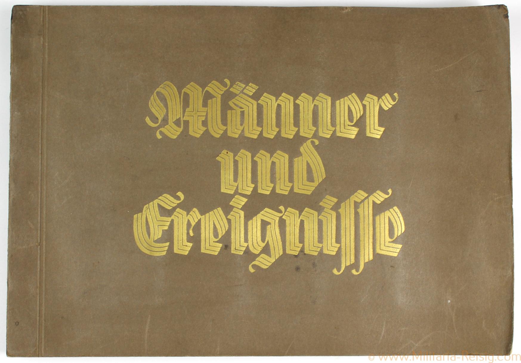 Sammelbilderalbum, Männer und Ereignisse unserer Zeit