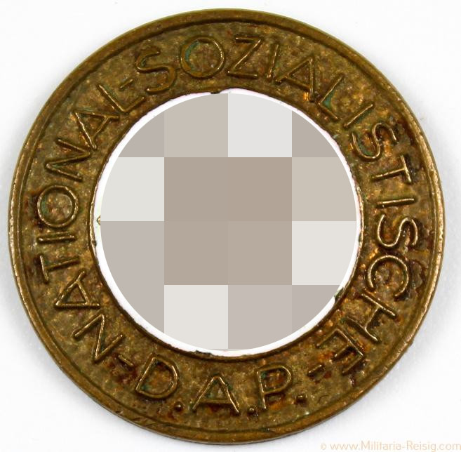 NSDAP Parteiabzeichen halbfertiges Stück, Herst. RZM M1/120