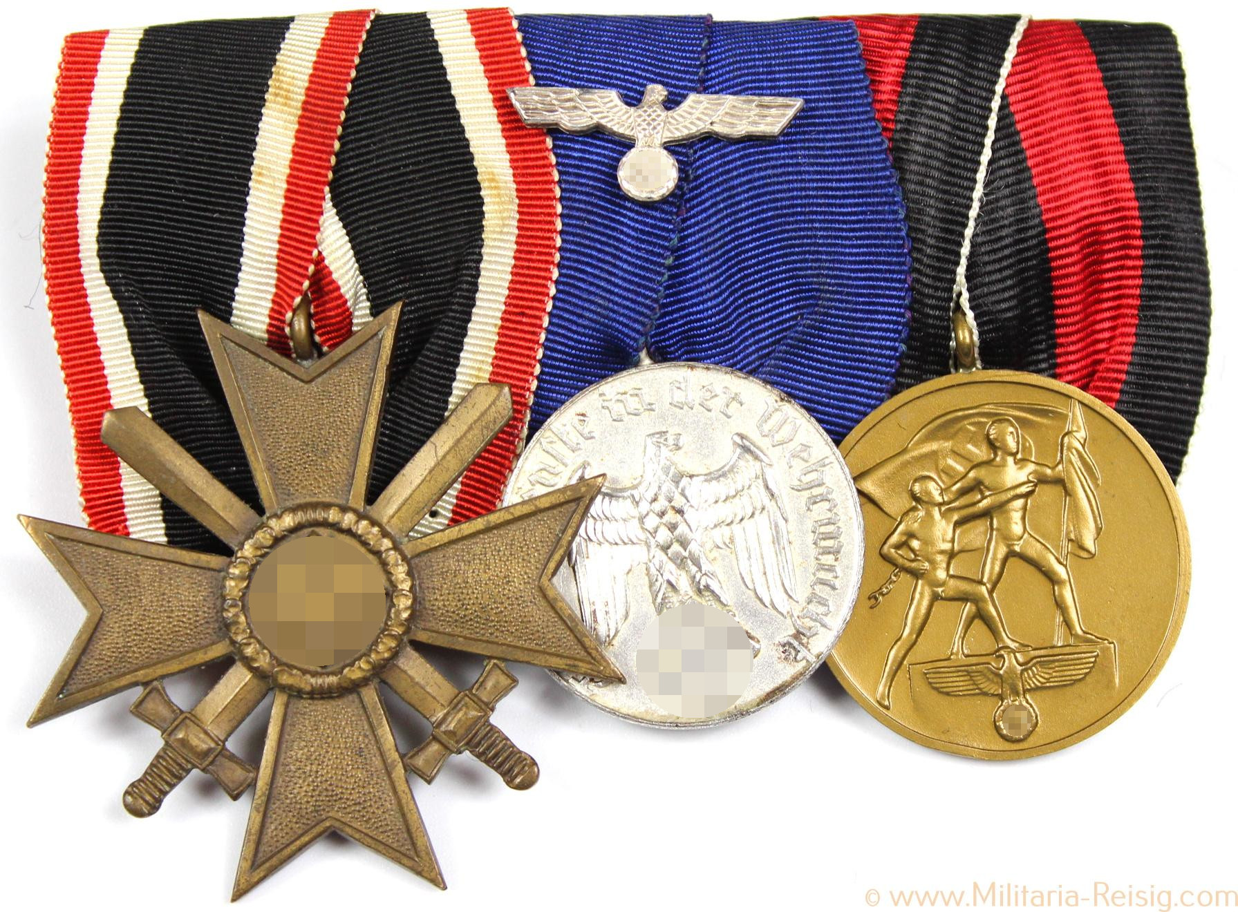 3er Ordensspange  (KVK, DA4, Sudetenland) 2. Weltkrieg