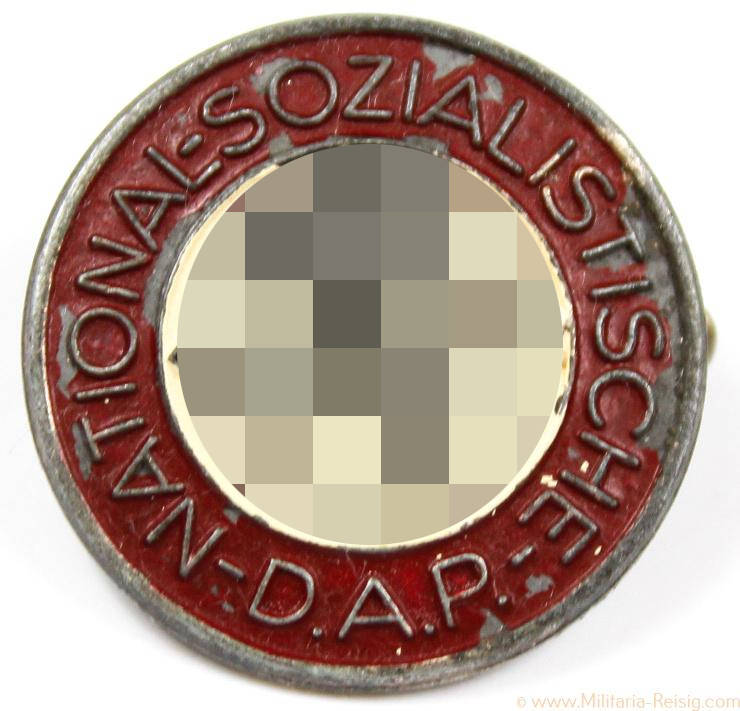 NSDAP Parteiabzeichen, Herst. RZM M1/25 (Rudolf Reiling, Pforzheim)