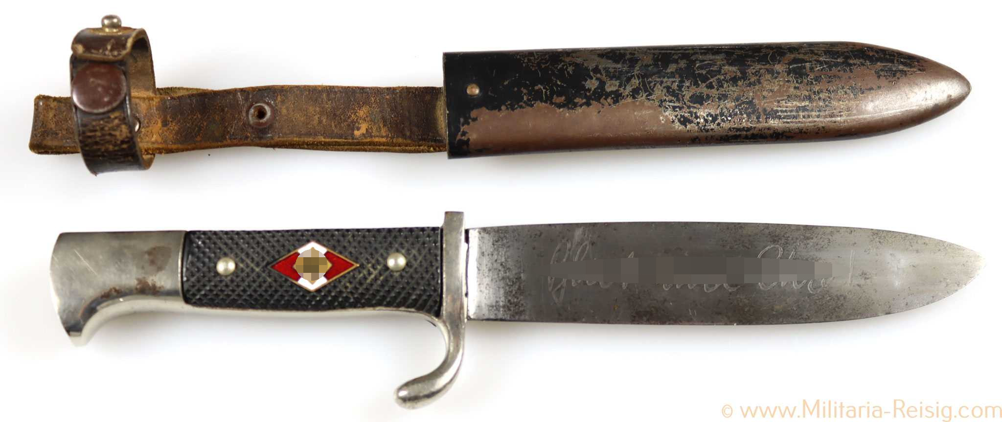 HJ Fahrtenmesser, Hersteller Anton Wingen Jr., Solingen