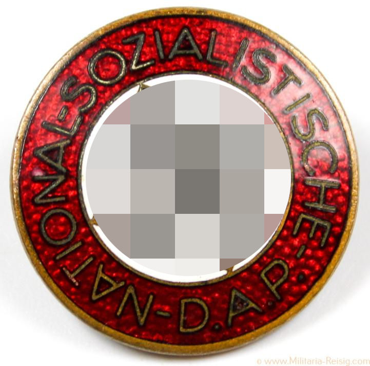 NSDAP Parteiabzeichen, Herst. RZM M1/90 (Apreck & Vrage, Leipzig)
