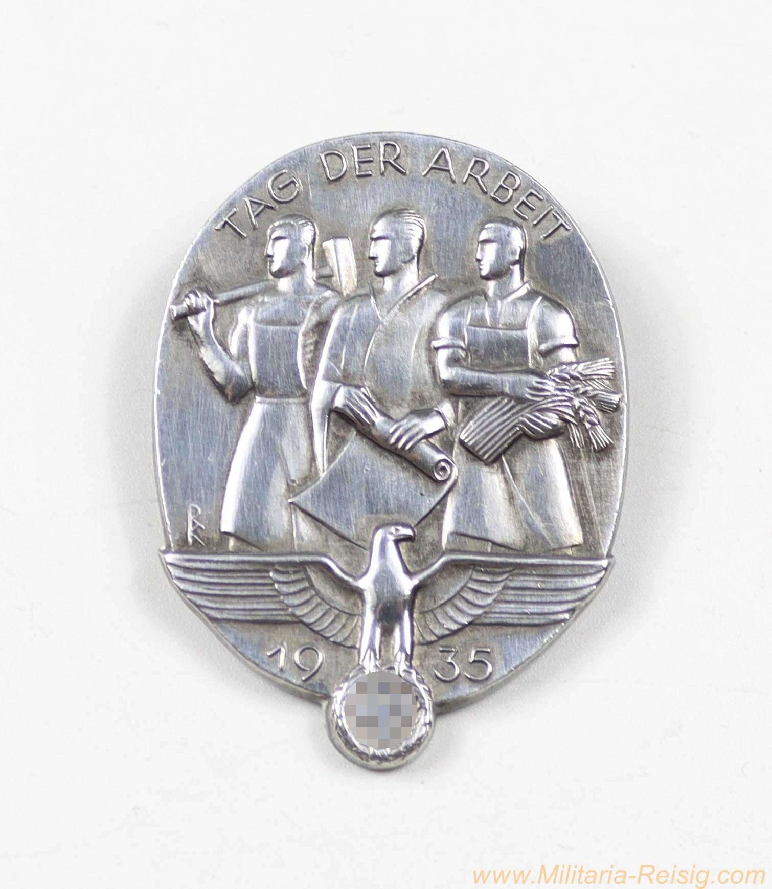 Tag der Arbeit 1935 – Veranstaltungsabzeichen – O&B Hanau