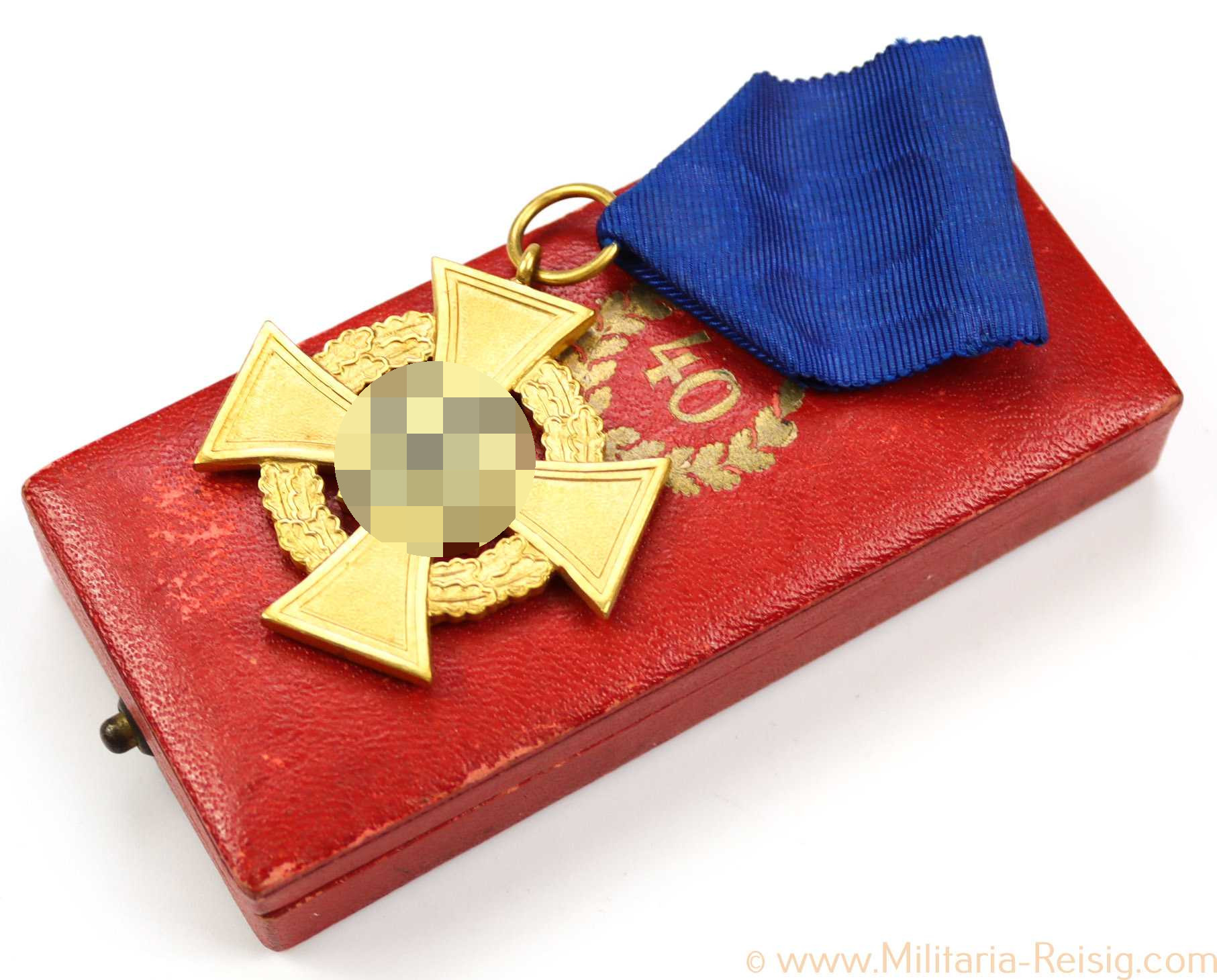 Treudienst-Ehrenzeichen 1.Stufe für 40 Jahre im Etui
