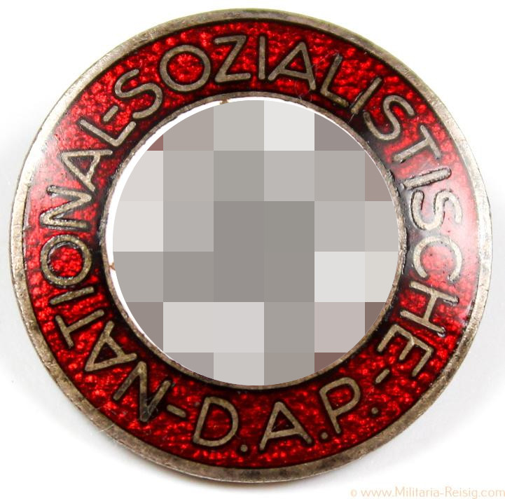 NSDAP Parteiabzeichen, Herst. RZM M1/100 (Werner Redo, Saarlautern)