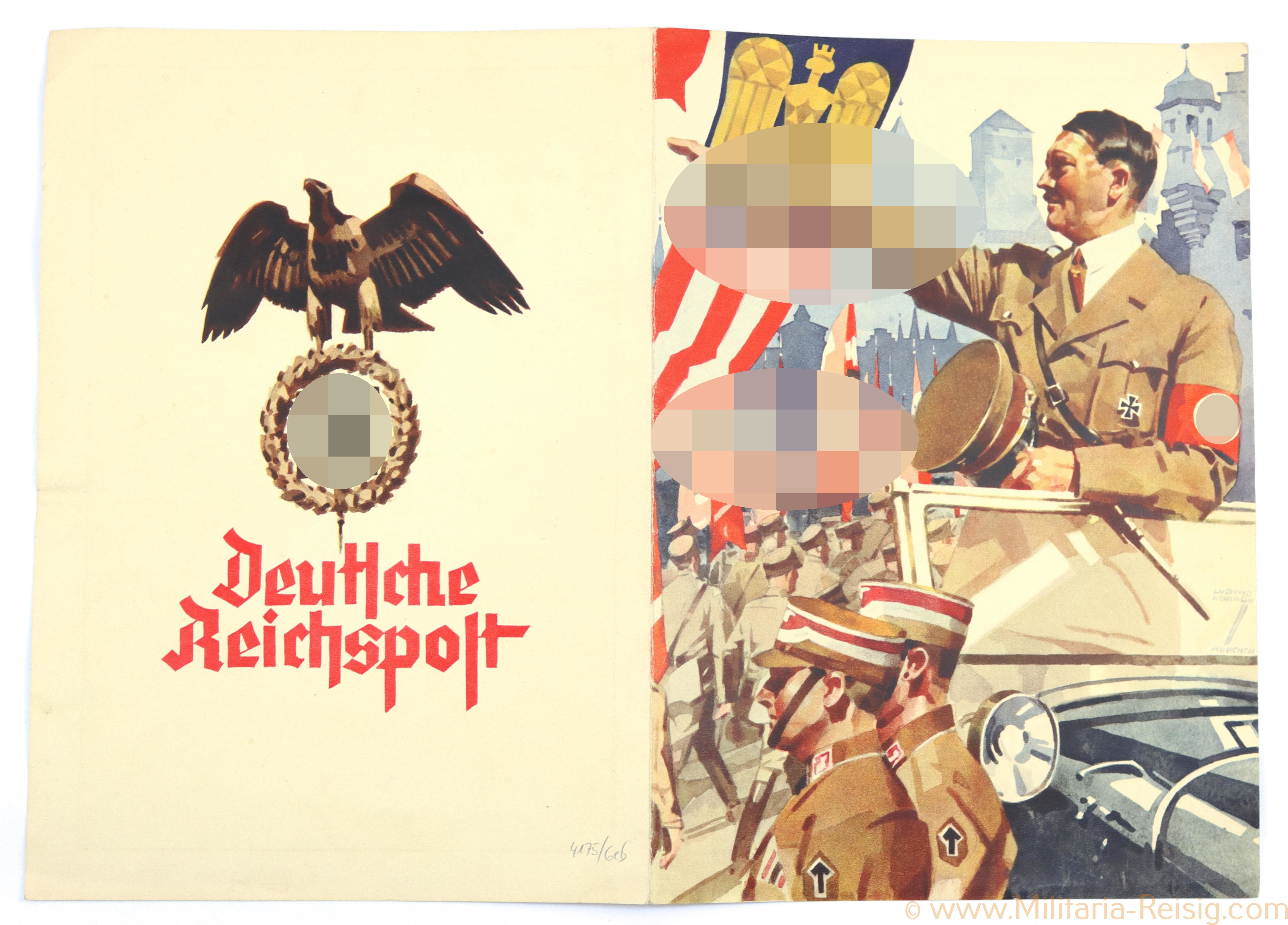 Deutsche Reichspost (Telegram) 1938