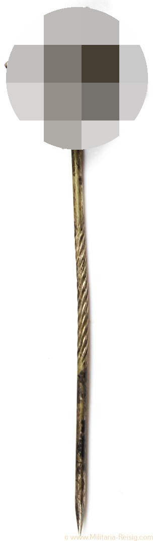 Hakenkreuz emailliert Anstecknadel, 3. Reich, 13 mm