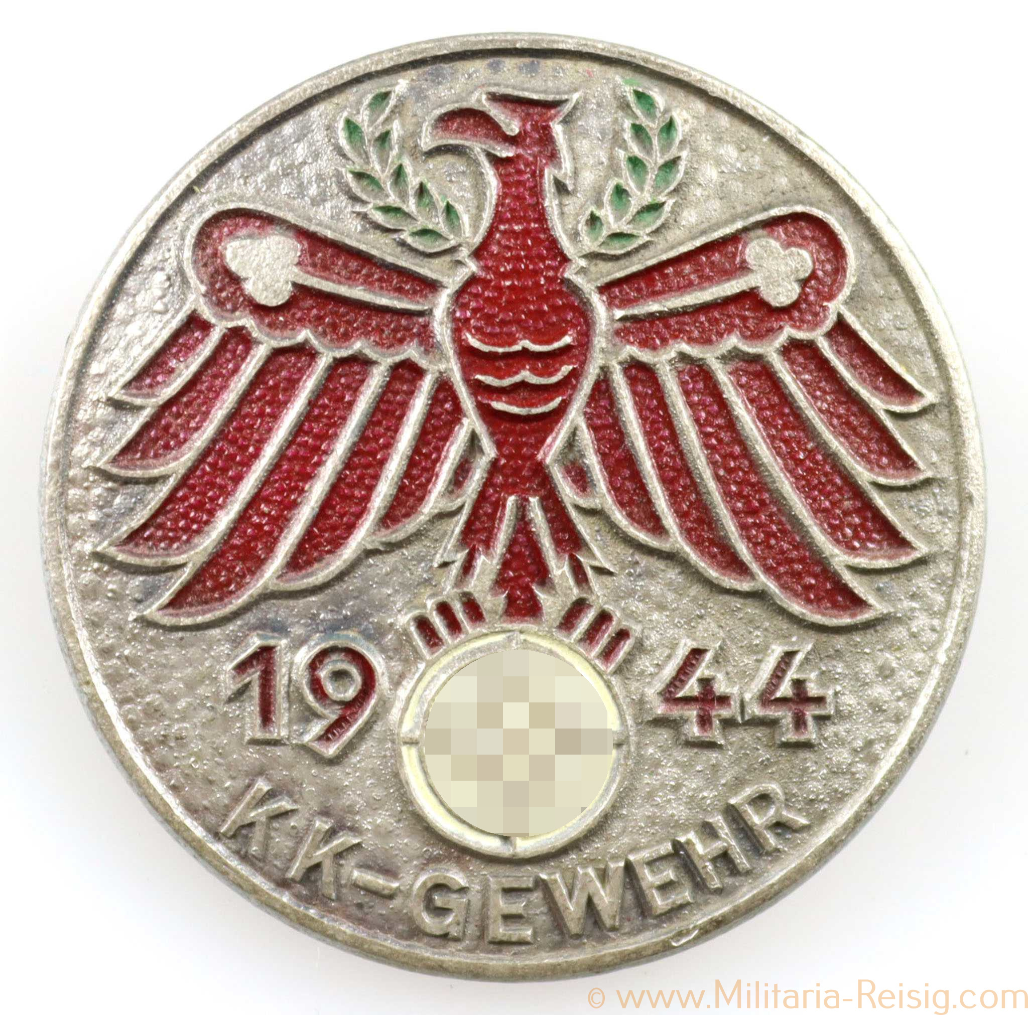 Standschützenverband Tirol-Vorarlberg, Gauleistungsabzeichen in Silber 1944 "KK-Gewehr"