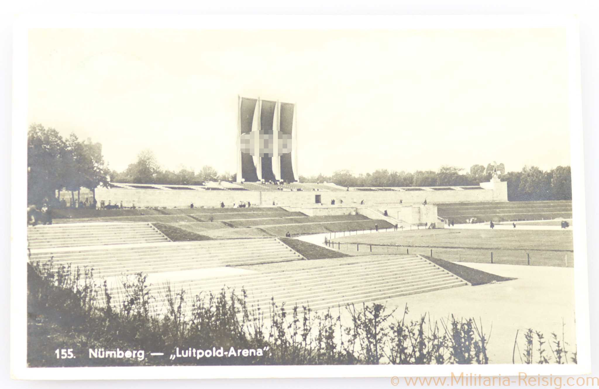 Propaganda-Postkarte "Nürnberg Luitpold-Arena"