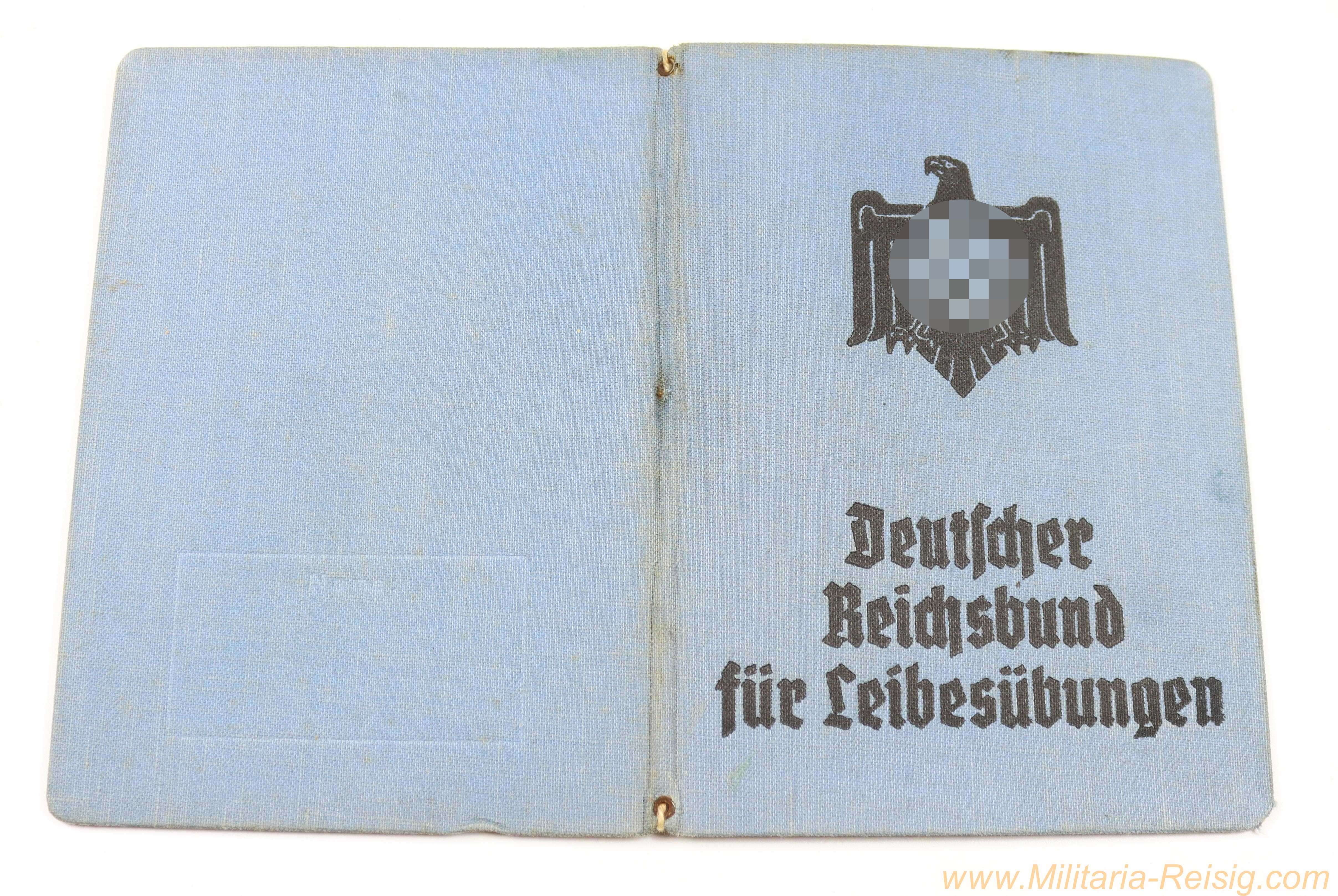 Deutscher Reichsbund für Leibesübungen – Mitgliedsausweis "Blanko"