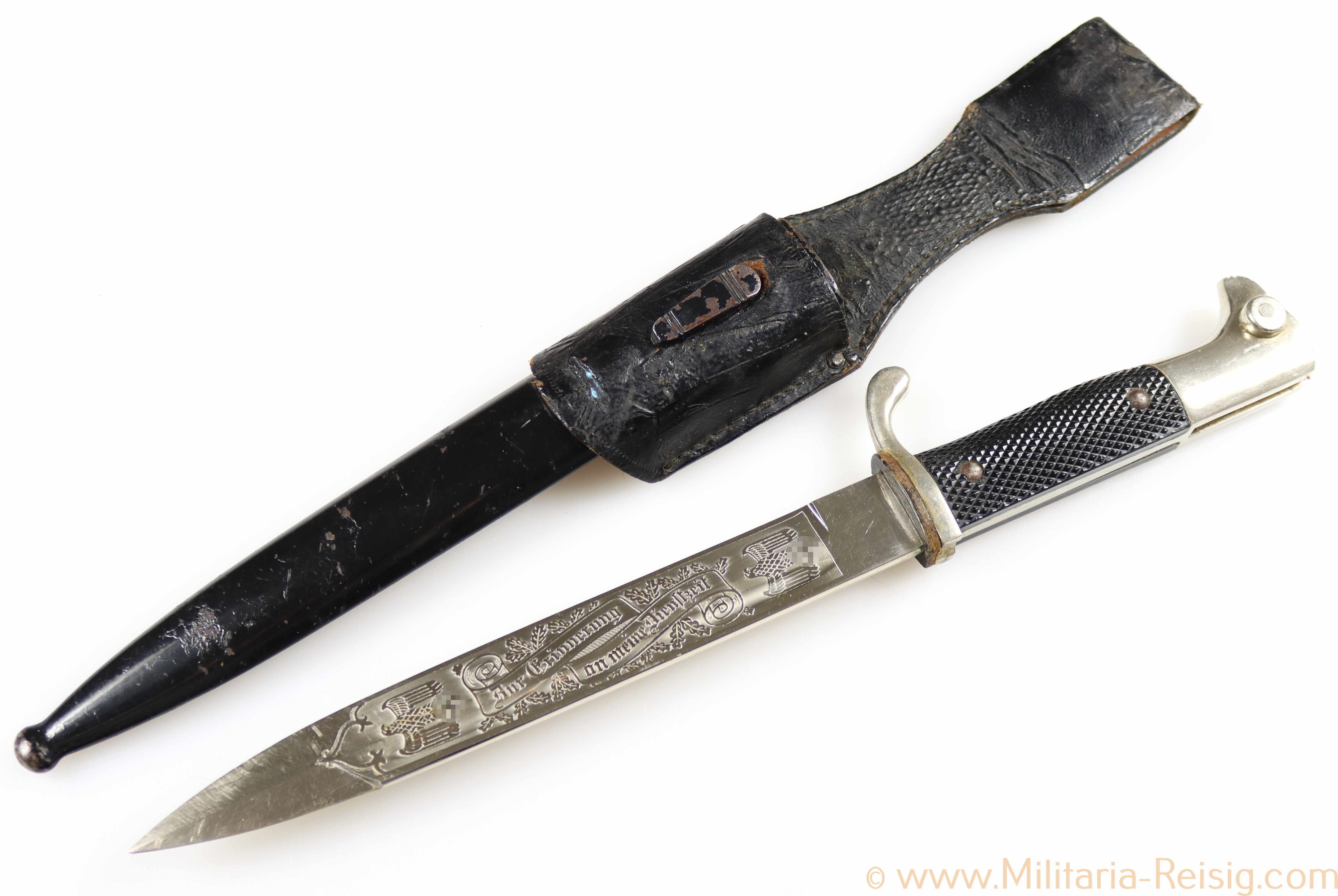 Extraseitengewehr mit Klingenätzung, Hersteller Carl Eickhorn, Solingen