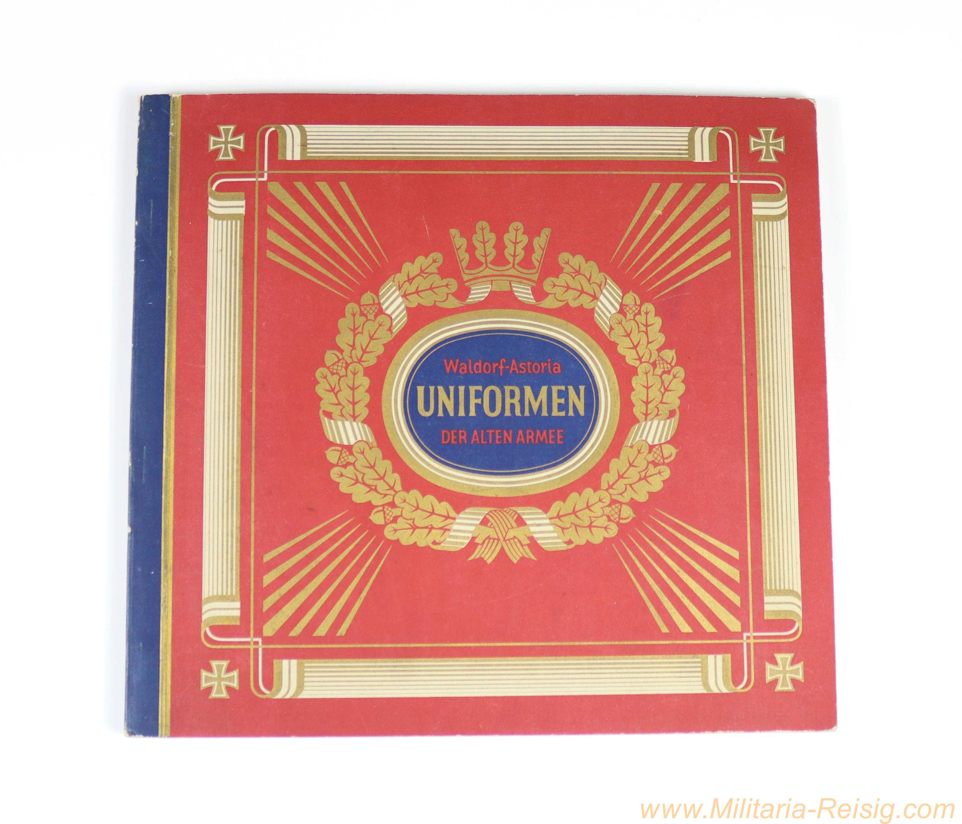 Waldorf-Astoria Sammelbilderalbum "Uniformen der alten Armee" – Zigarettenfabrik München
