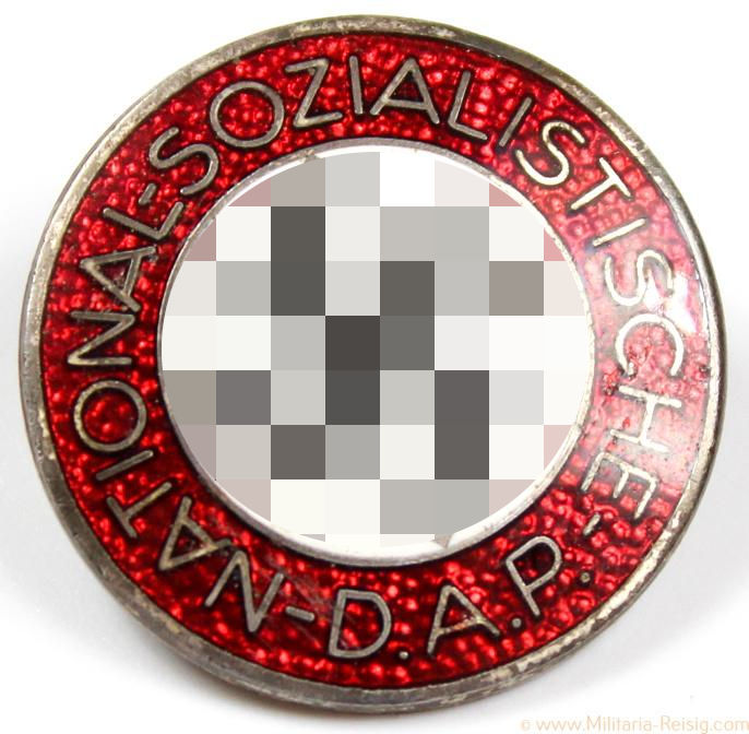 NSDAP Parteiabzeichen, Herst. RZM M1/63 (Steinhauer & Lück, Lüdenscheid)