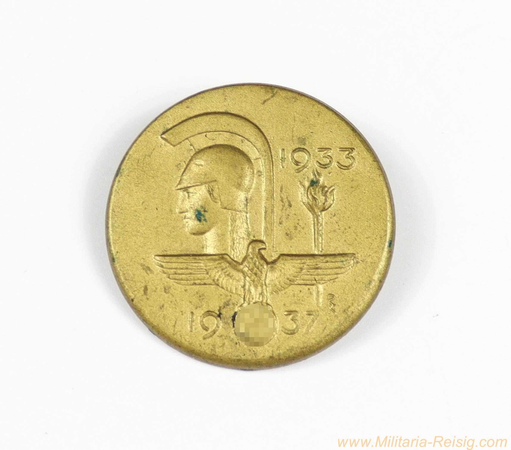 Abzeichen "Tag der Deutschen Kunst 1933" – Deschler & Sohn, München