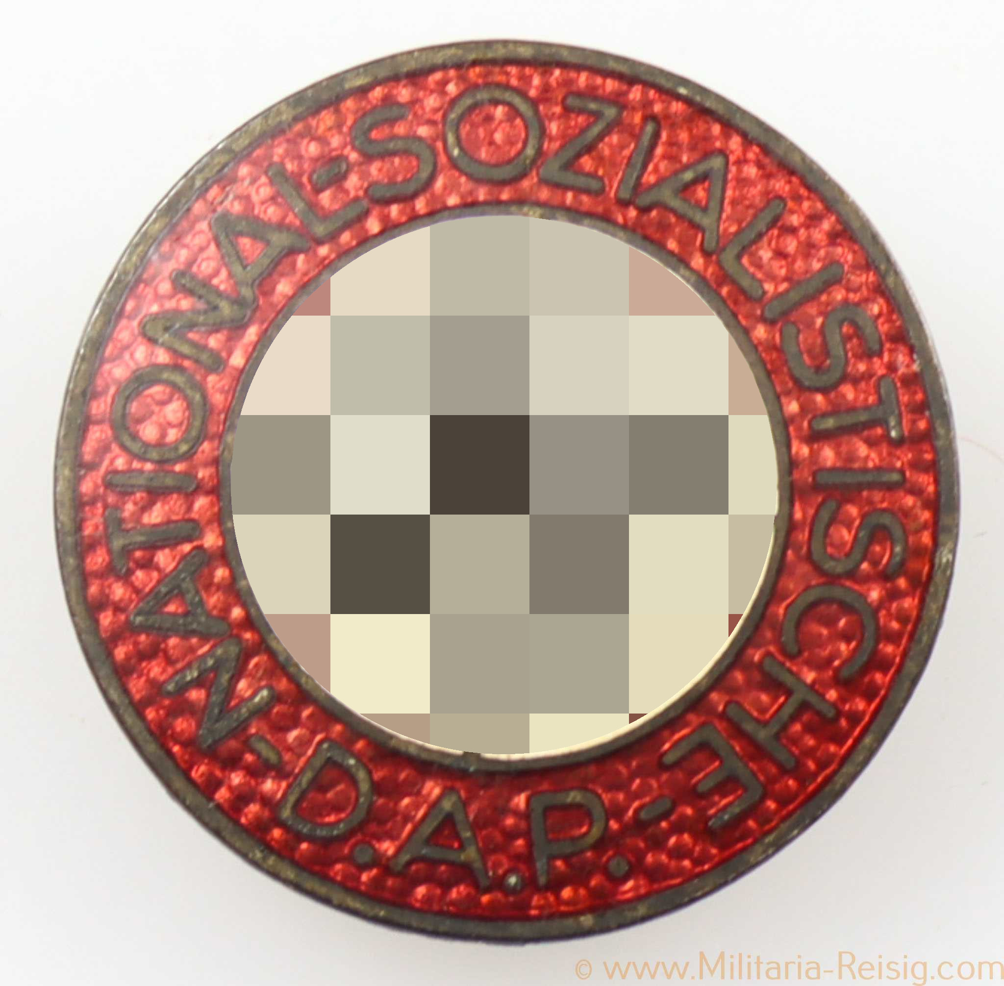 NSDAP Parteiabzeichen Knopfloch Version, Hersteller RZM M1/8