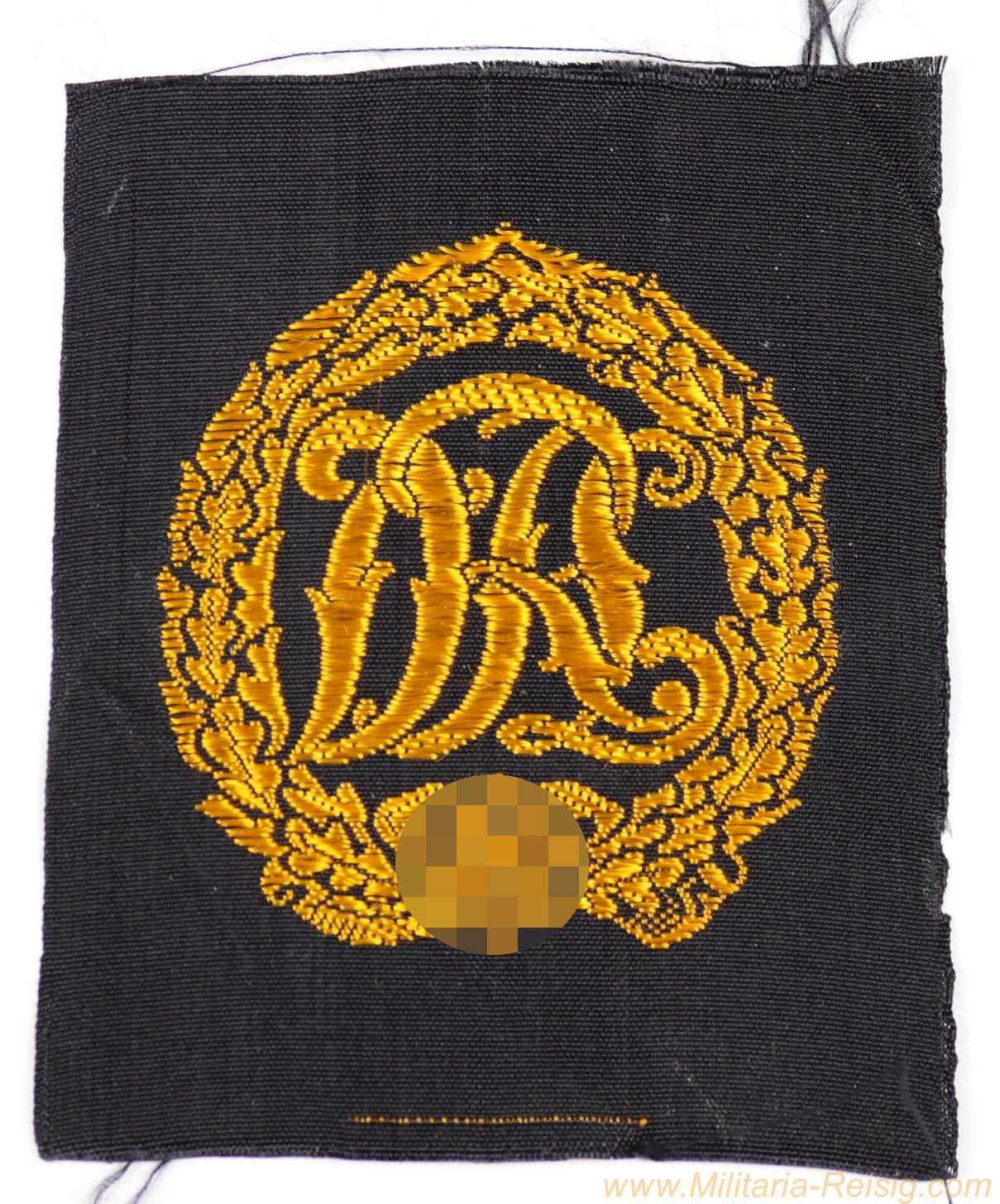 Reichssportabzeichen in Broanze, Stoffausführung 