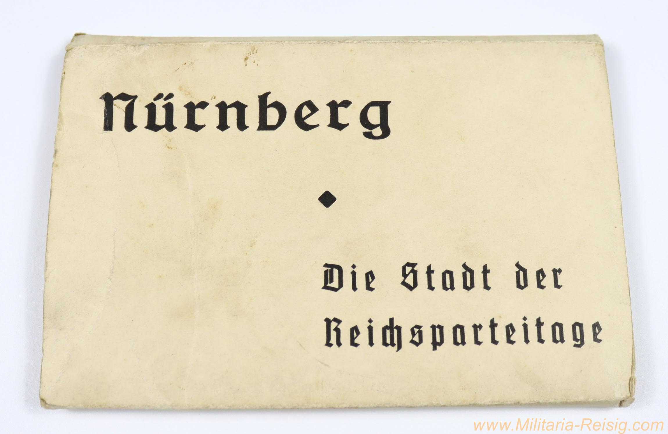 Nürnberg - Die Stadt der Reichsparteitage, Leporello mit 12 Ansichten