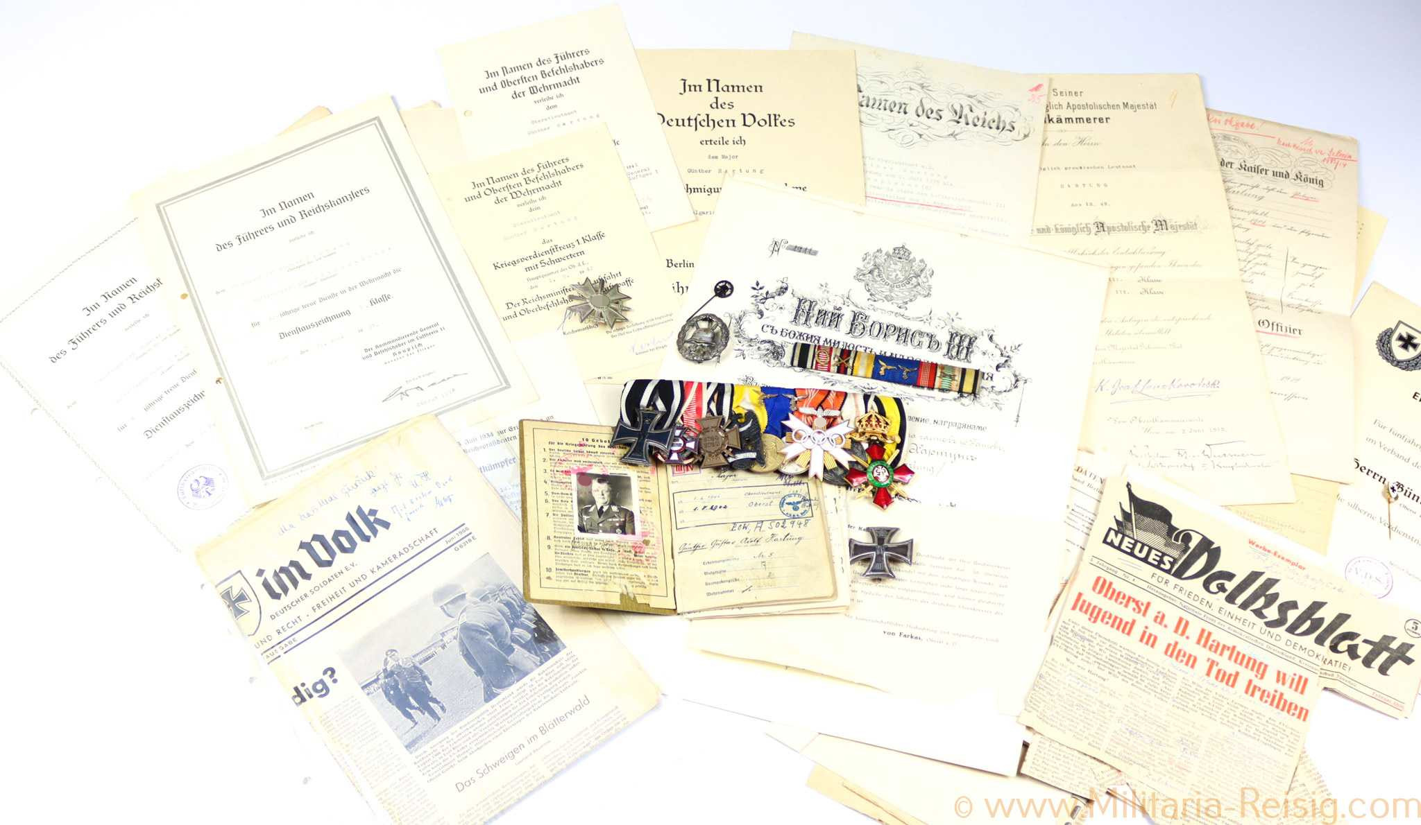 Nachlass des Majors der Luftwaffe Günther Hartung